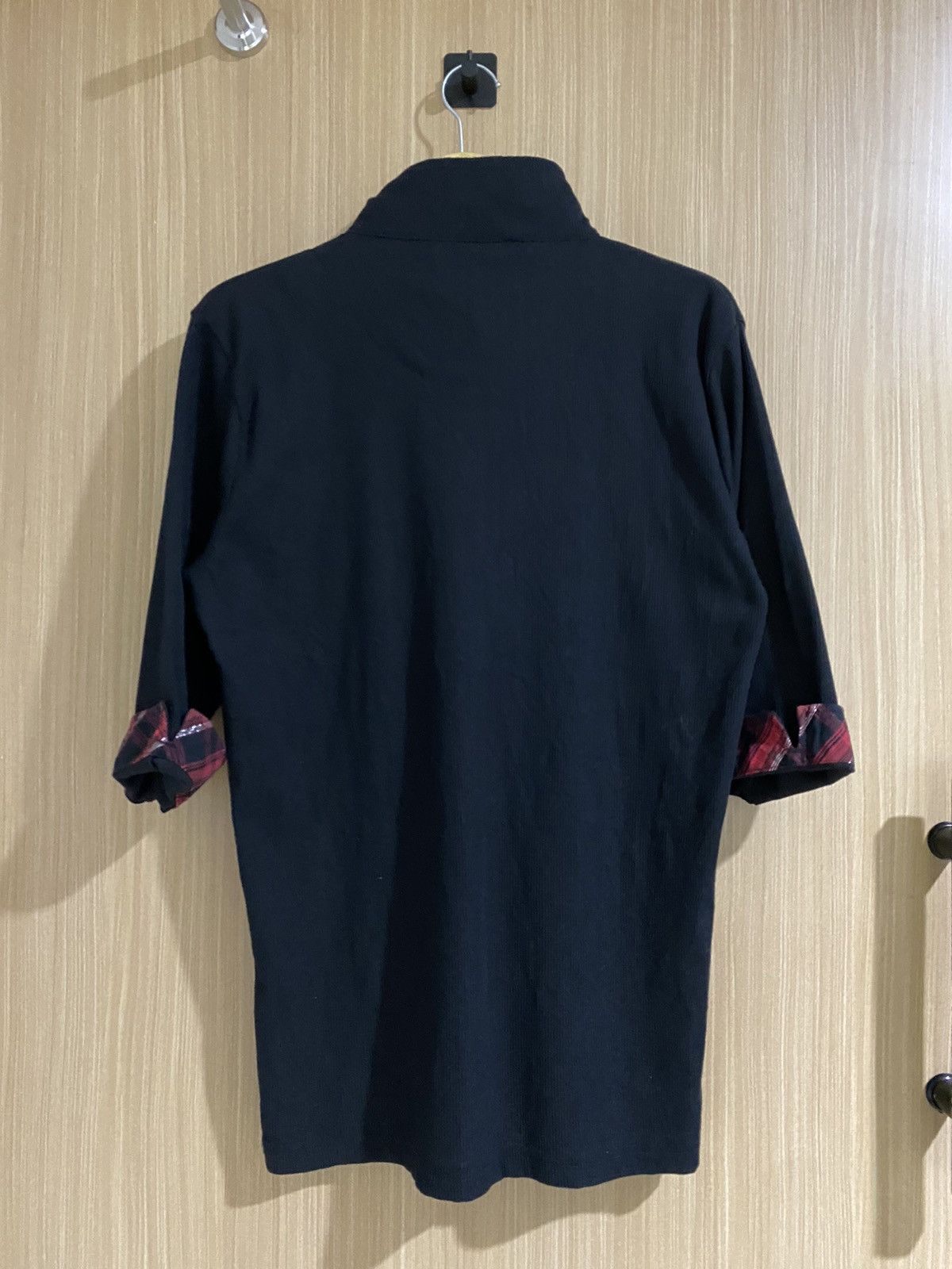 If Six Was Nine 2000s mind games double collar half zip poem punk polo shirt Size US XL / EU 56 / 4 - 9 Thumbnail