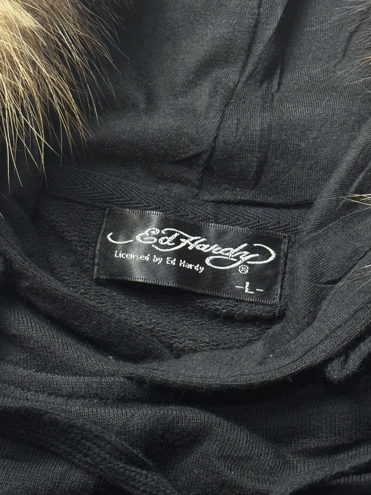 If Six Was Nine × Japanese Brand × Le Grande Bleu (L.G.B.) Fur Hoodie Edhardy Skull Los Angeles Size US M / EU 48-50 / 2 - 6 Thumbnail