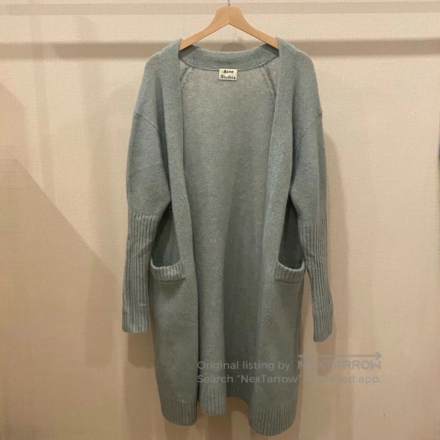 Other Acne Studios Lake Blue Knit Cardigan XXS. Size XXS / US 00 / IT 34 - 1 Thumbnail