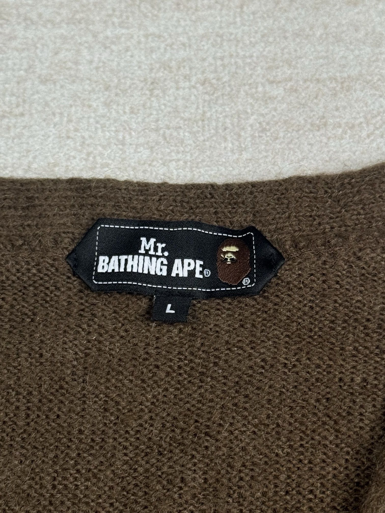Bape Mr. Bathing ape cardigan Size US M / EU 48-50 / 2 - 2 Thumbnail