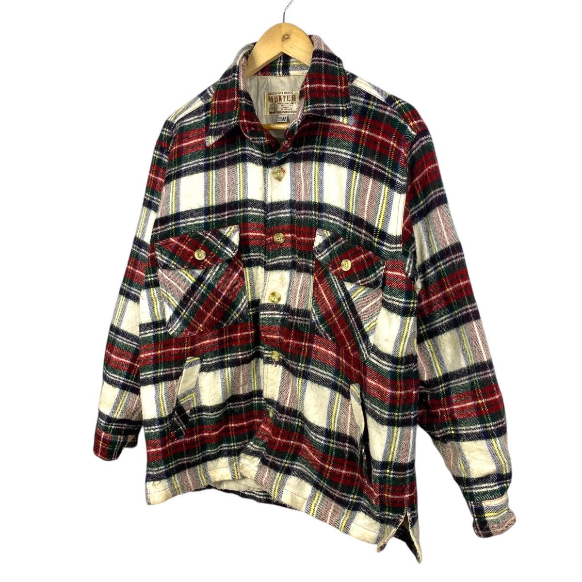 Japanese Brand × Vintage 💥CRESCENT MAX HUNTER PLAID QUILTED WORKER JACKET Size US M / EU 48-50 / 2 - 2 Thumbnail
