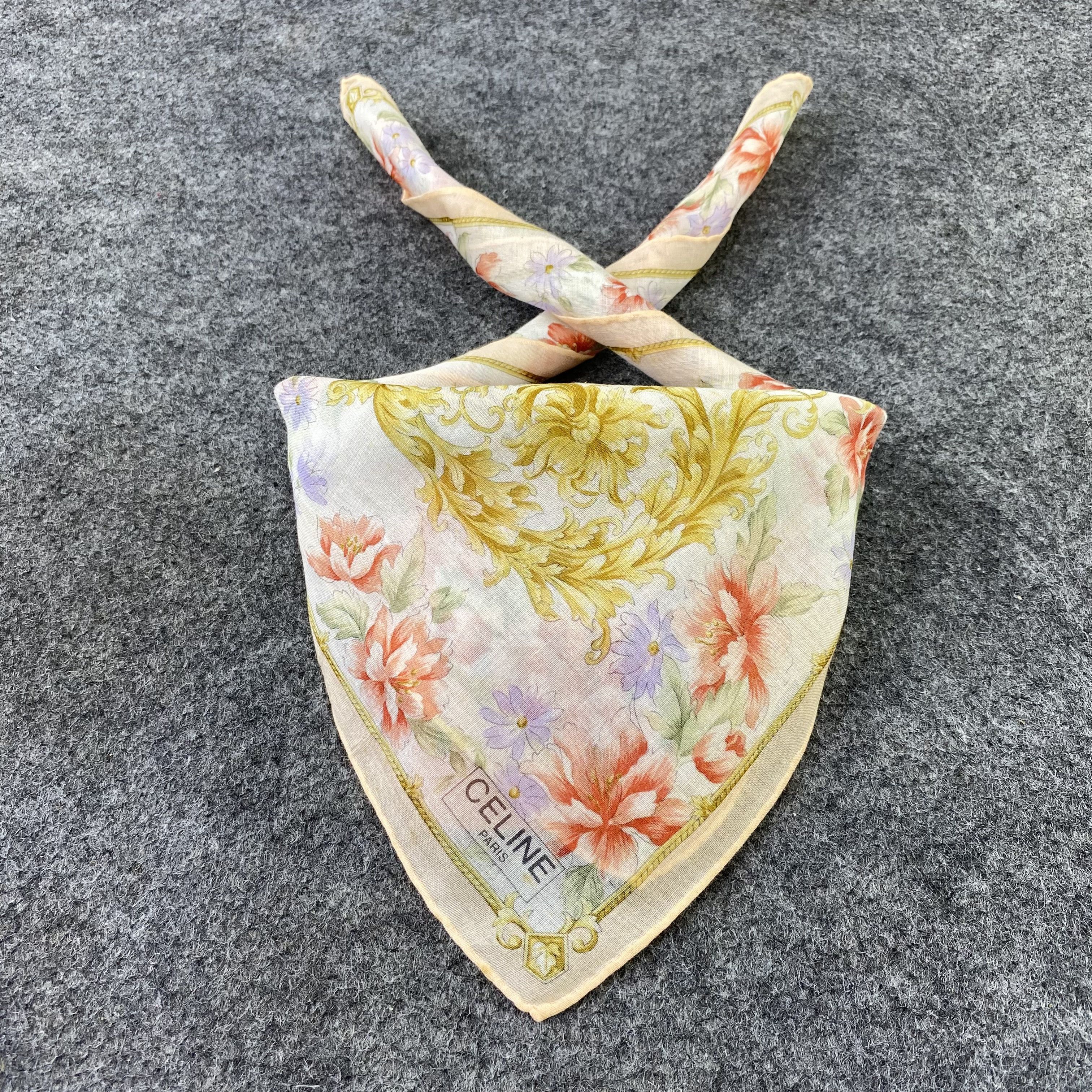 Celine Celine Handkerchief / Bandana / Neckerchief-B598 Size ONE SIZE - 2 Thumbnail