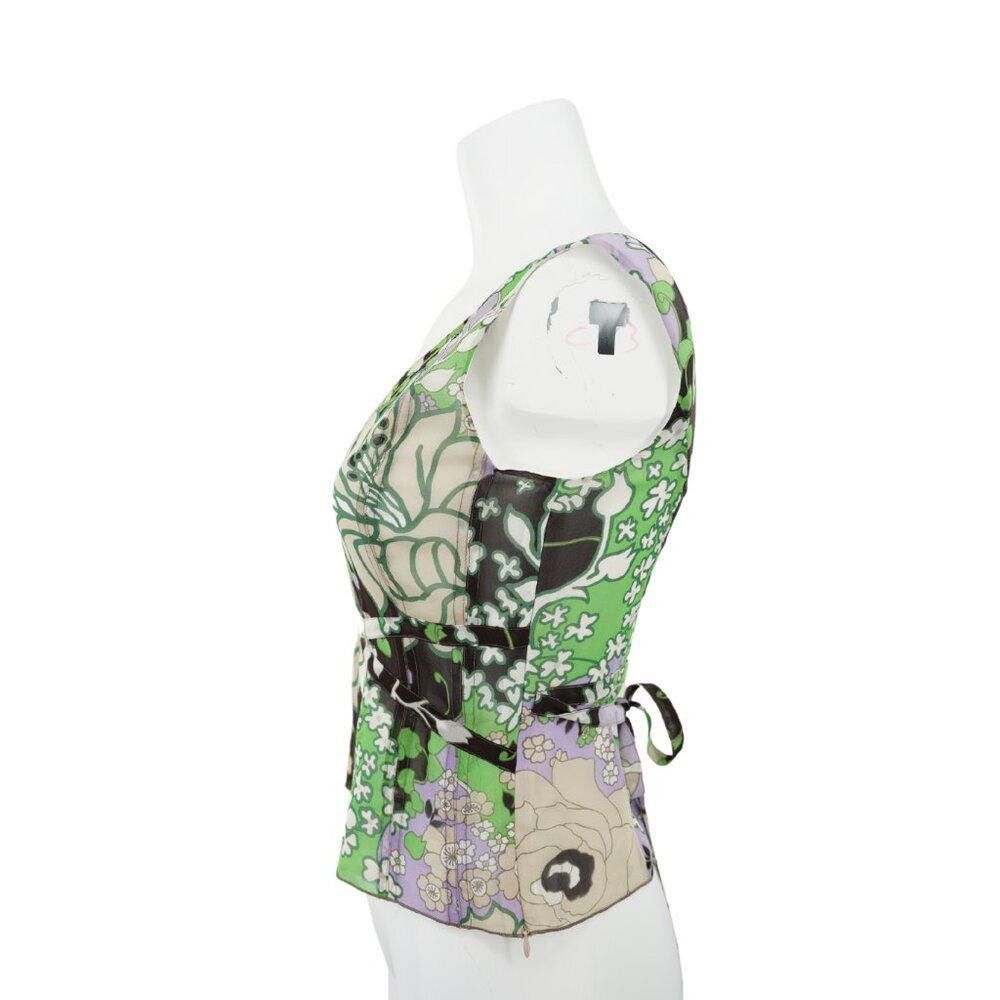 Designer Ectetera Tie Waist Floral Tank Size 0/XS Size XS / US 0-2 / IT 36-38 - 6 Thumbnail