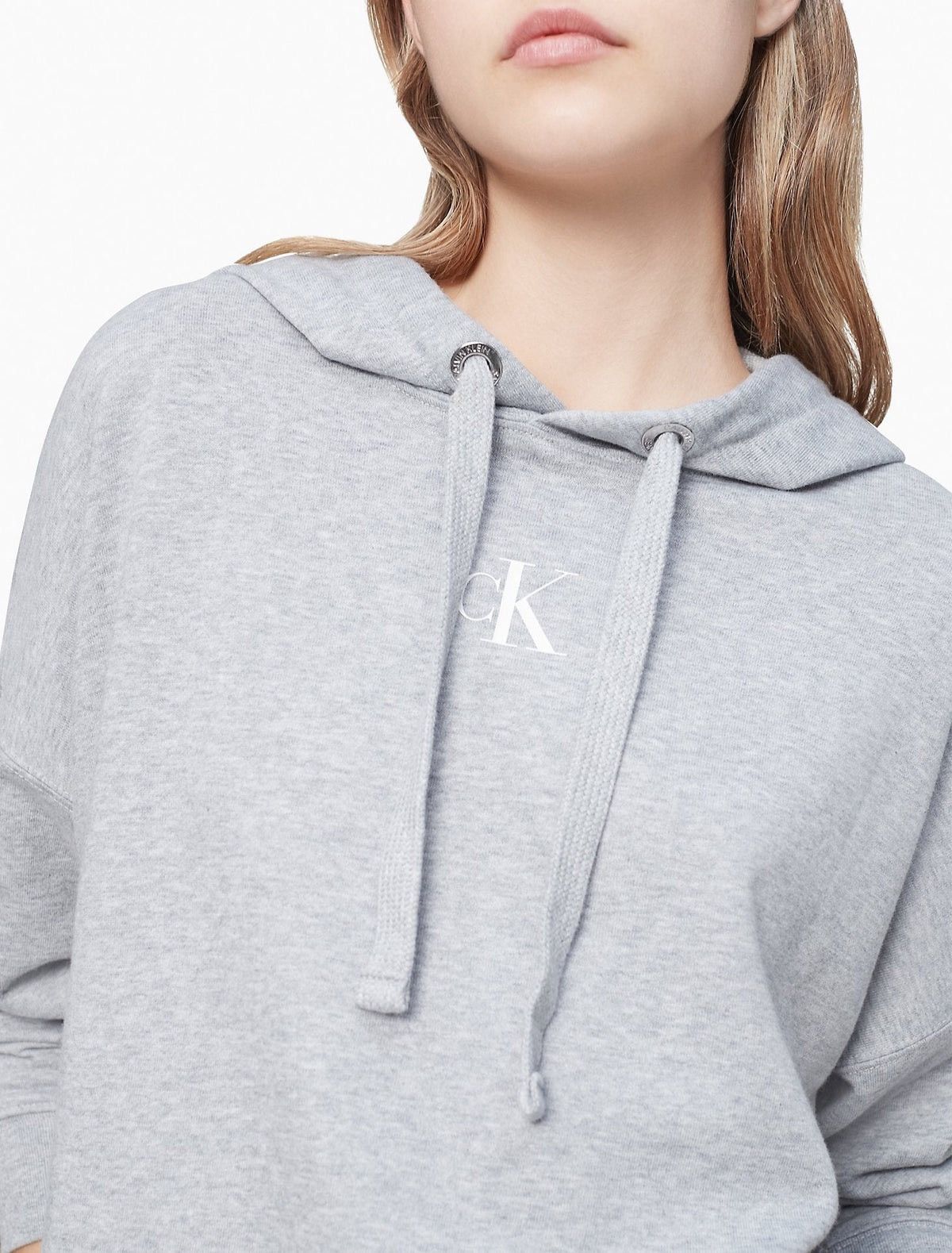 Calvin Klein Calvin Klein Micro Monogram Logo Cropped Hoodieq Size L / US 10 / IT 46 - 3 Thumbnail