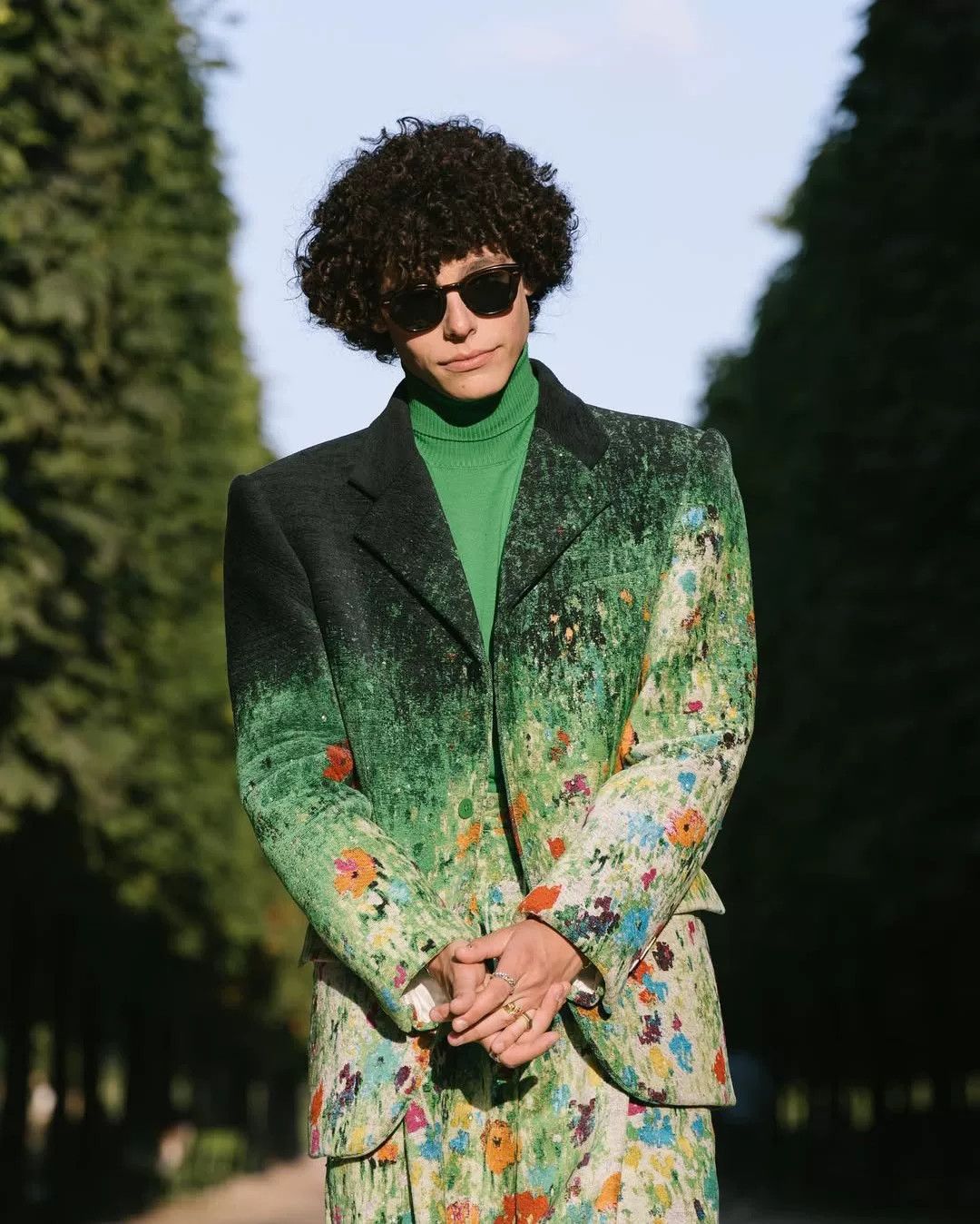 Louis Vuitton Louis Vuitton Floral Pattern Suit Jacket Size US S / EU 44-46 / 1 - 1 Thumbnail