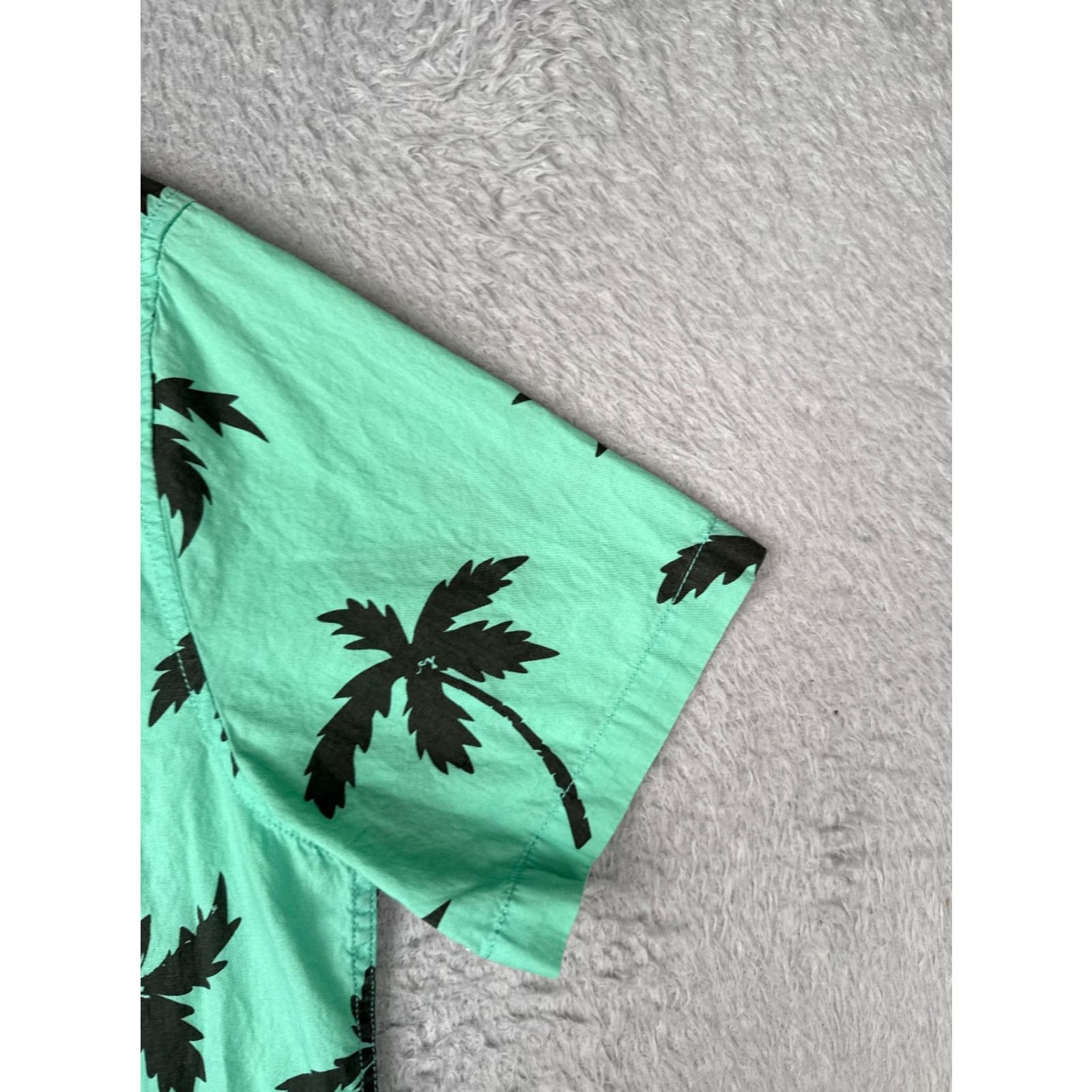 Vintage Coconut Connection Hawaiian Shirt Men Large Green Palm Tree Cotton Size US L / EU 52-54 / 3 - 2 Thumbnail