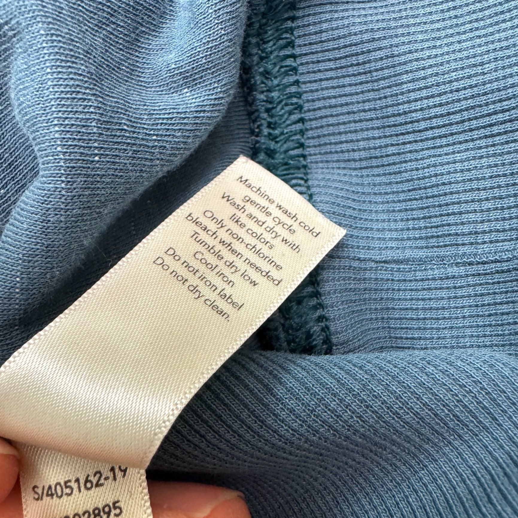 Athleta Athleta Mindset Slub Cotton Pullover Sweatshirt Womens Large Blue Raglan Sleeve Shirt Clothing Womens Large Blue Raglan Sweatshirt Size L / US 10 / IT 46 - 7 Thumbnail