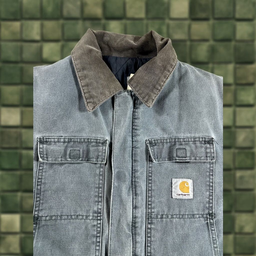 Carhartt VINTAGE Carhartt Jacket Arctic C26 HTG USA Green Large 1998 Workwear Casual Mens Regular Size US L / EU 52-54 / 3 - 1 Thumbnail