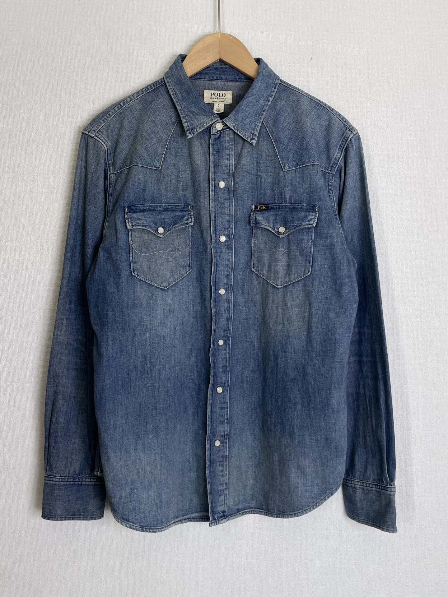 Polo Ralph Lauren Polo Ralph Lauren 22SS Classic Denim Shirt Size US M / EU 48-50 / 2 - 1 Thumbnail