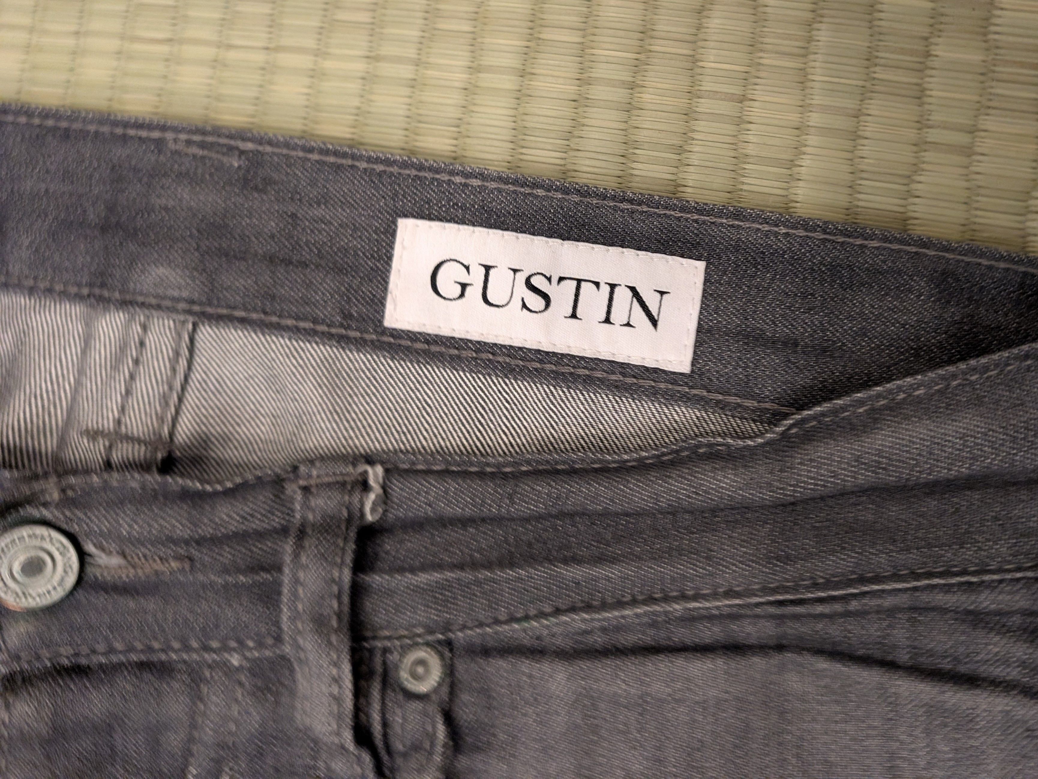 Gustin RARE Gustin #72 The Grey Silk Selvedge Slim Denim Jeans Size US 32 / EU 48 - 4 Thumbnail