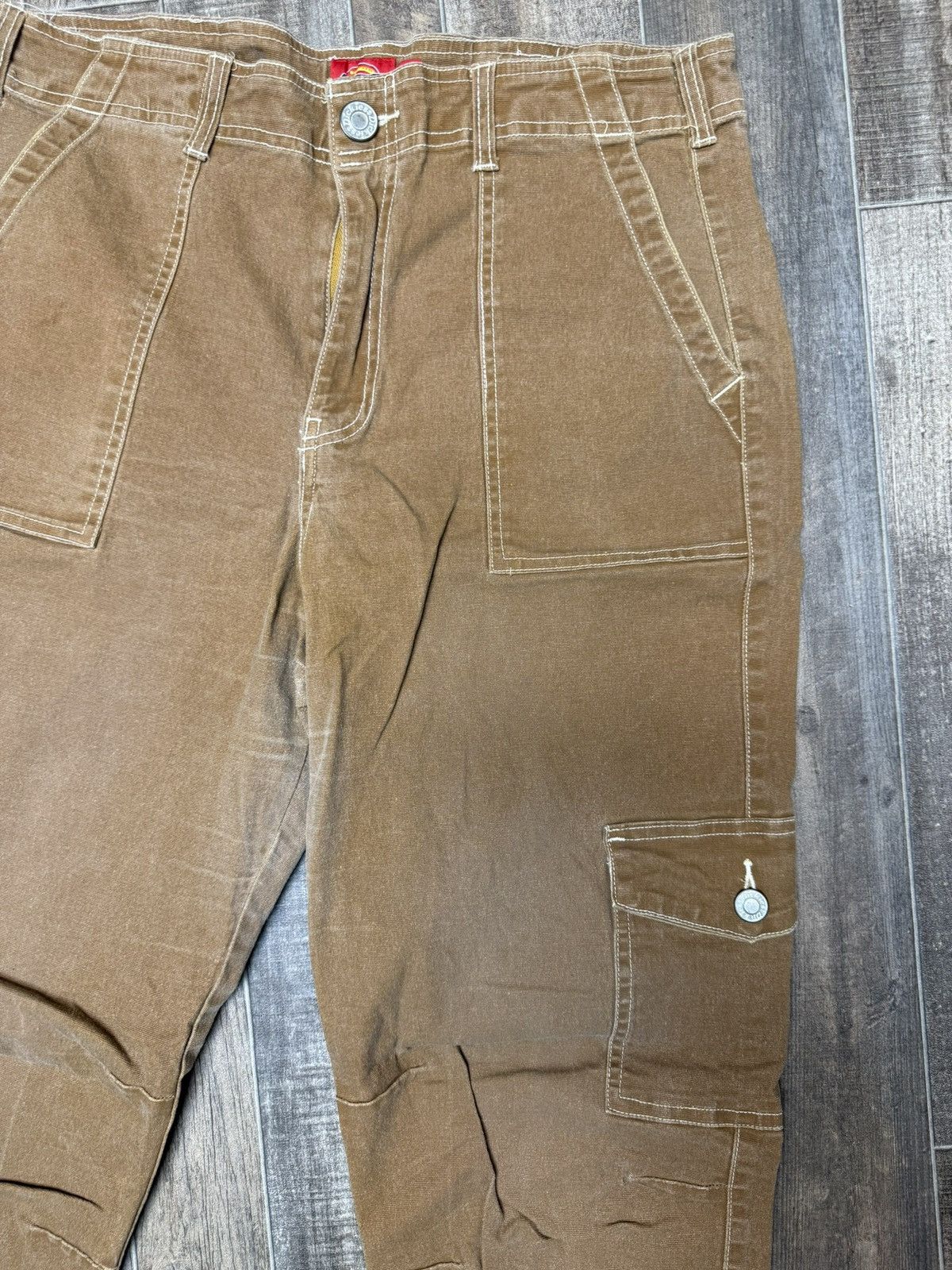 Dickies Brown Cargo Lightweight Dickies Pants Straight Fit Size US 32 / EU 48 - 2 Thumbnail