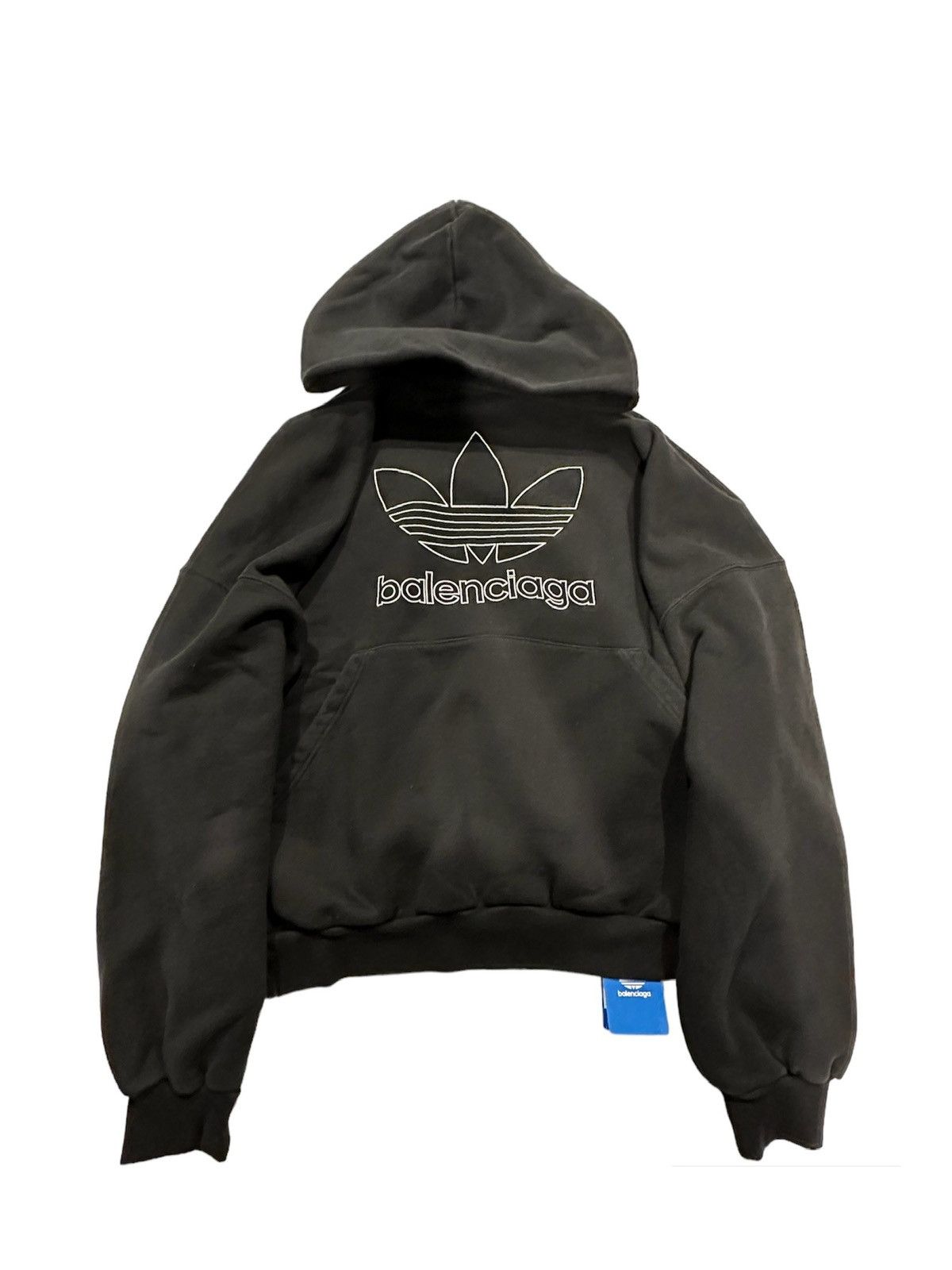 Adidas Balenciaga x Adidas embroidered hoodie | Grailed