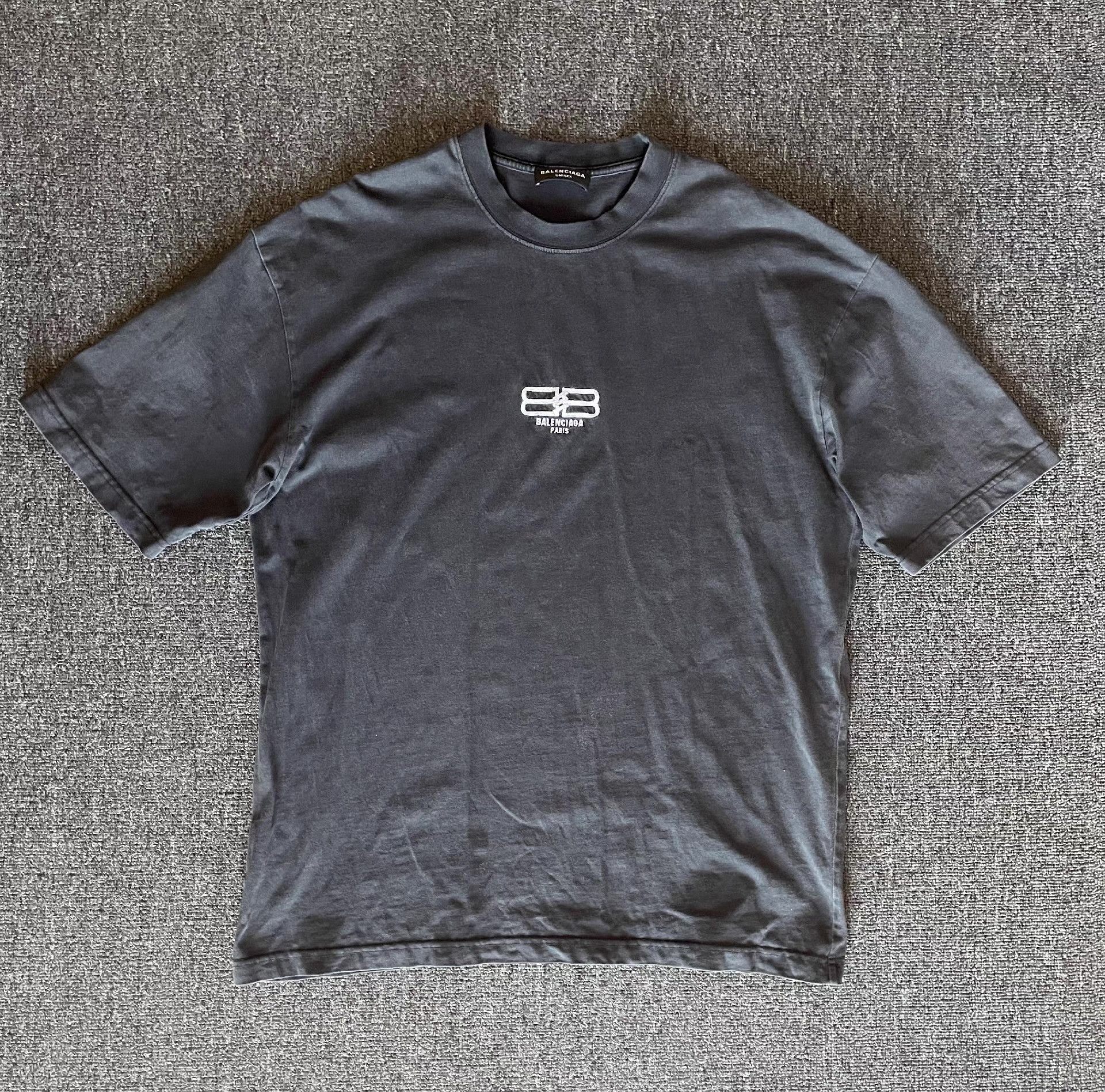 Balenciaga Balenciaga black washed T-shirt, Q4 Size US XS / EU 42 / 0 - 1 Thumbnail