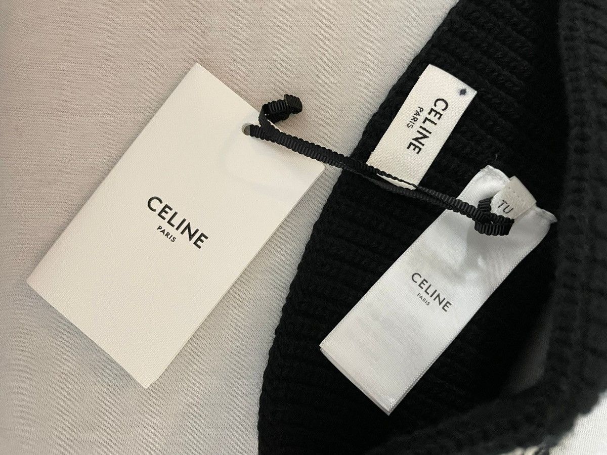 Celine × Hedi Slimane FW22 - BOY DOLL - Headband Hat Celine Logo Pop Up Only Size ONE SIZE - 6 Thumbnail