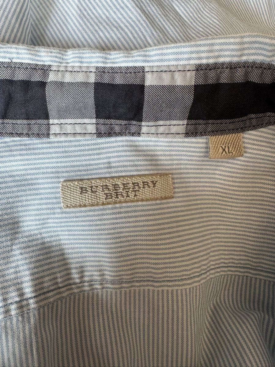 Burberry Burberry Brit Blue striped shirt Size US XL / EU 56 / 4 - 8 Thumbnail