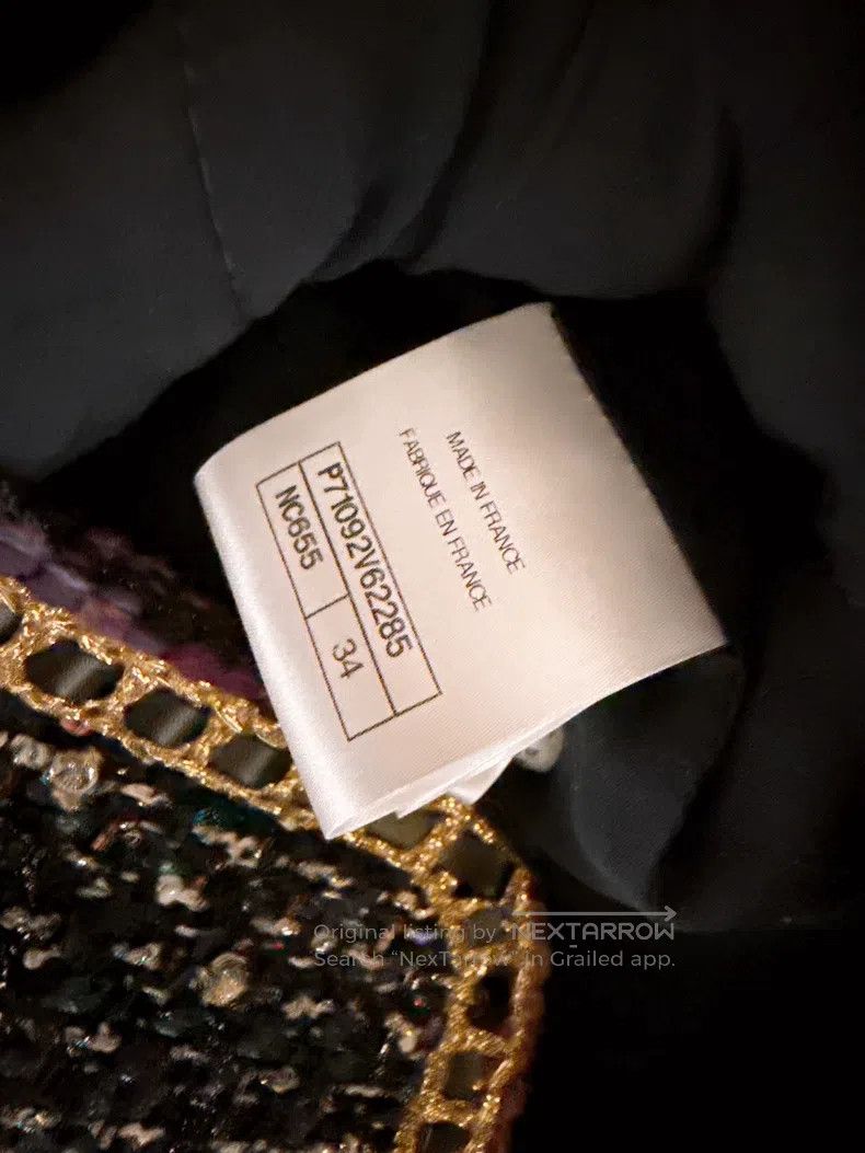 Chanel Chanel 21A Castle Series High-end Handicraft Workshop Blac Size XXS / US 00 / IT 34 - 8 Thumbnail
