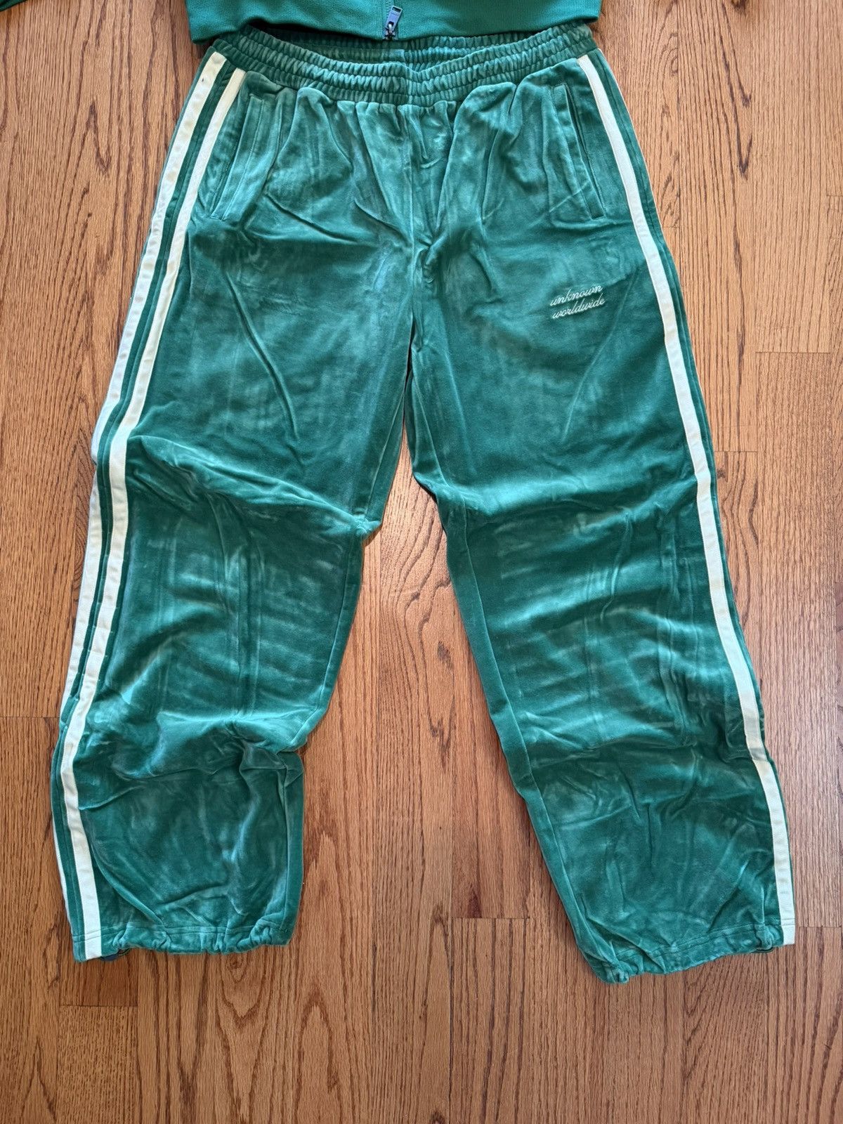 Unknown London ***RARE UNKNOWN VELOUR TRACKSUIT Size US 34 / EU 50 - 2 Thumbnail