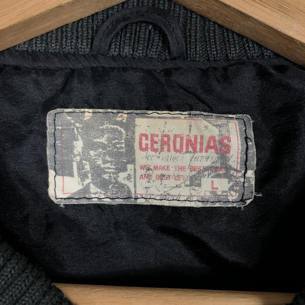 Japanese Brand 🔥Issey Miyake Ceronias Bomber Jacket Herringbone Wool Size US L / EU 52-54 / 3 - 13 Thumbnail