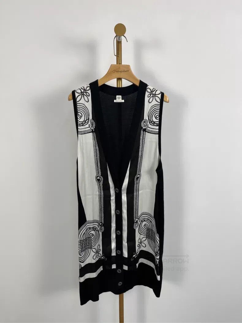 Hermes Hermes Printed Pattern Sleeveless Top Size XXS / US 00 / IT 34 - 1 Thumbnail