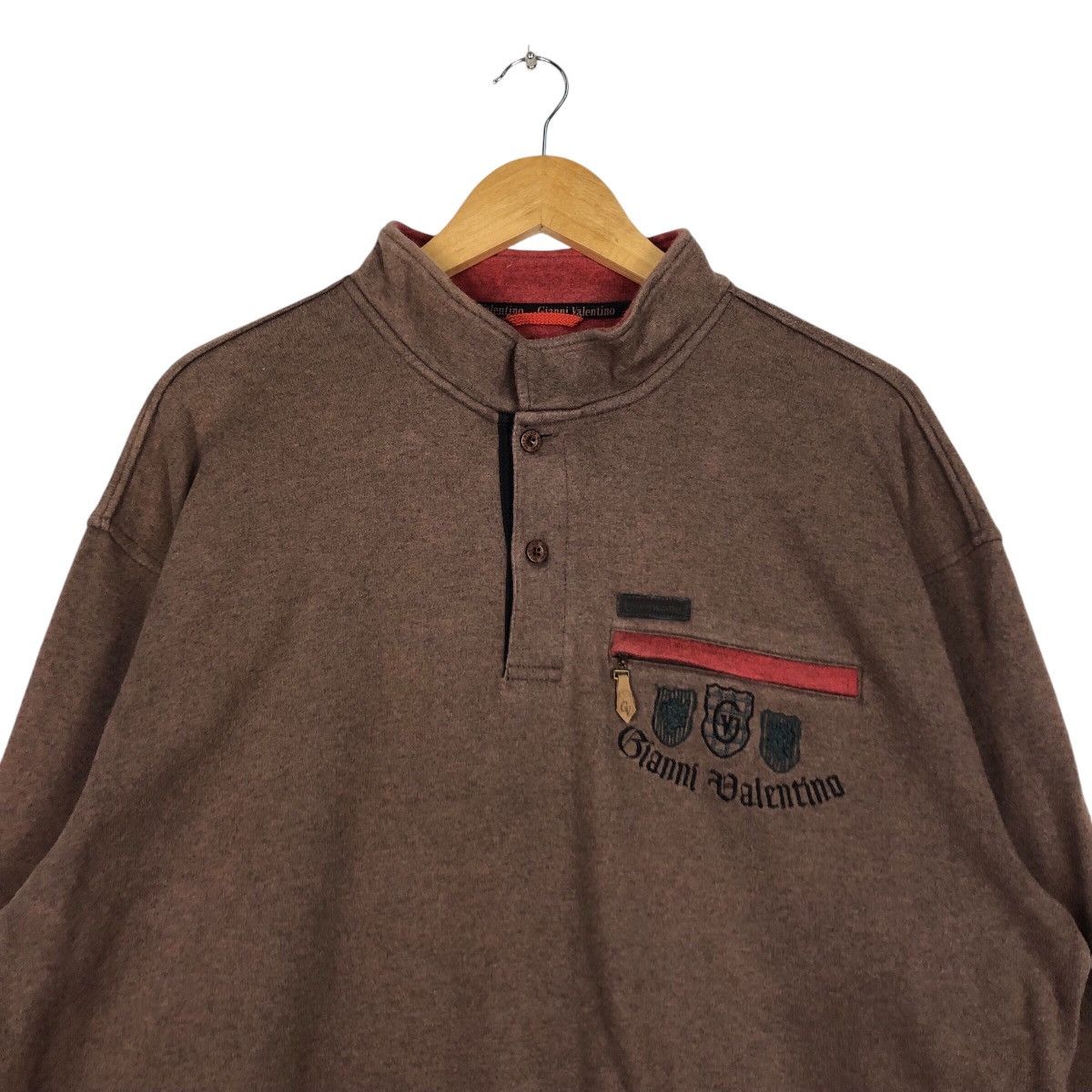 Gianni Valentino × Valentino Vintage Gianni Valentino Casual Wear Sweatshirt 90S Rare Size US M / EU 48-50 / 2 - 2 Thumbnail
