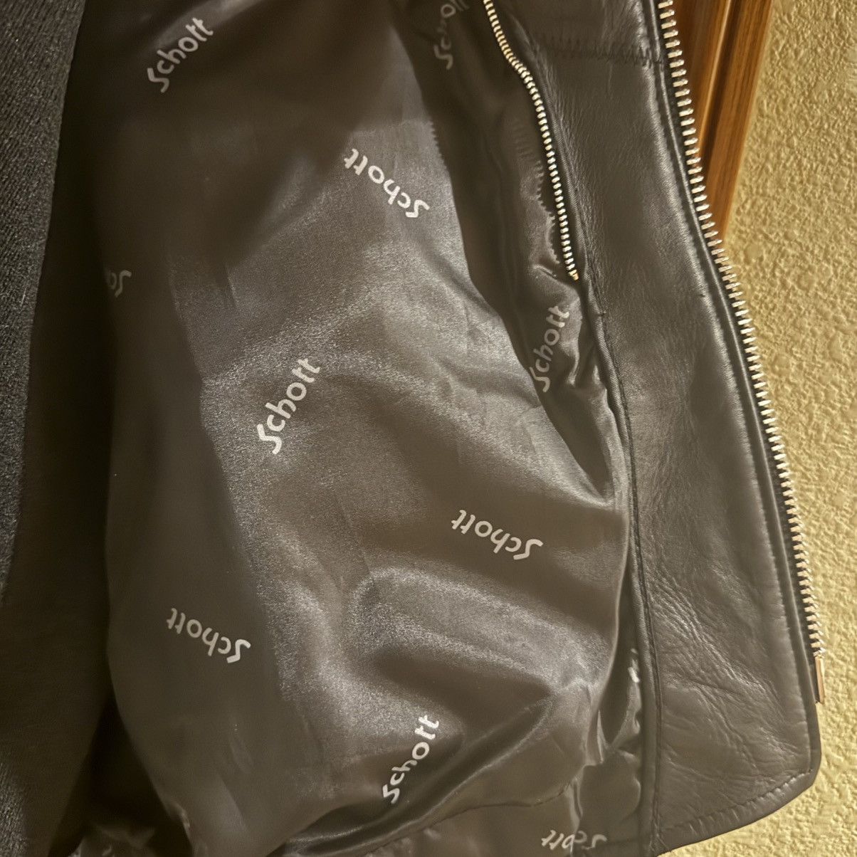Schott MINT 1980s Schott Perfecto 125 Naked Cowhide Jacket -Size 42 Size US L / EU 52-54 / 3 - 7 Thumbnail