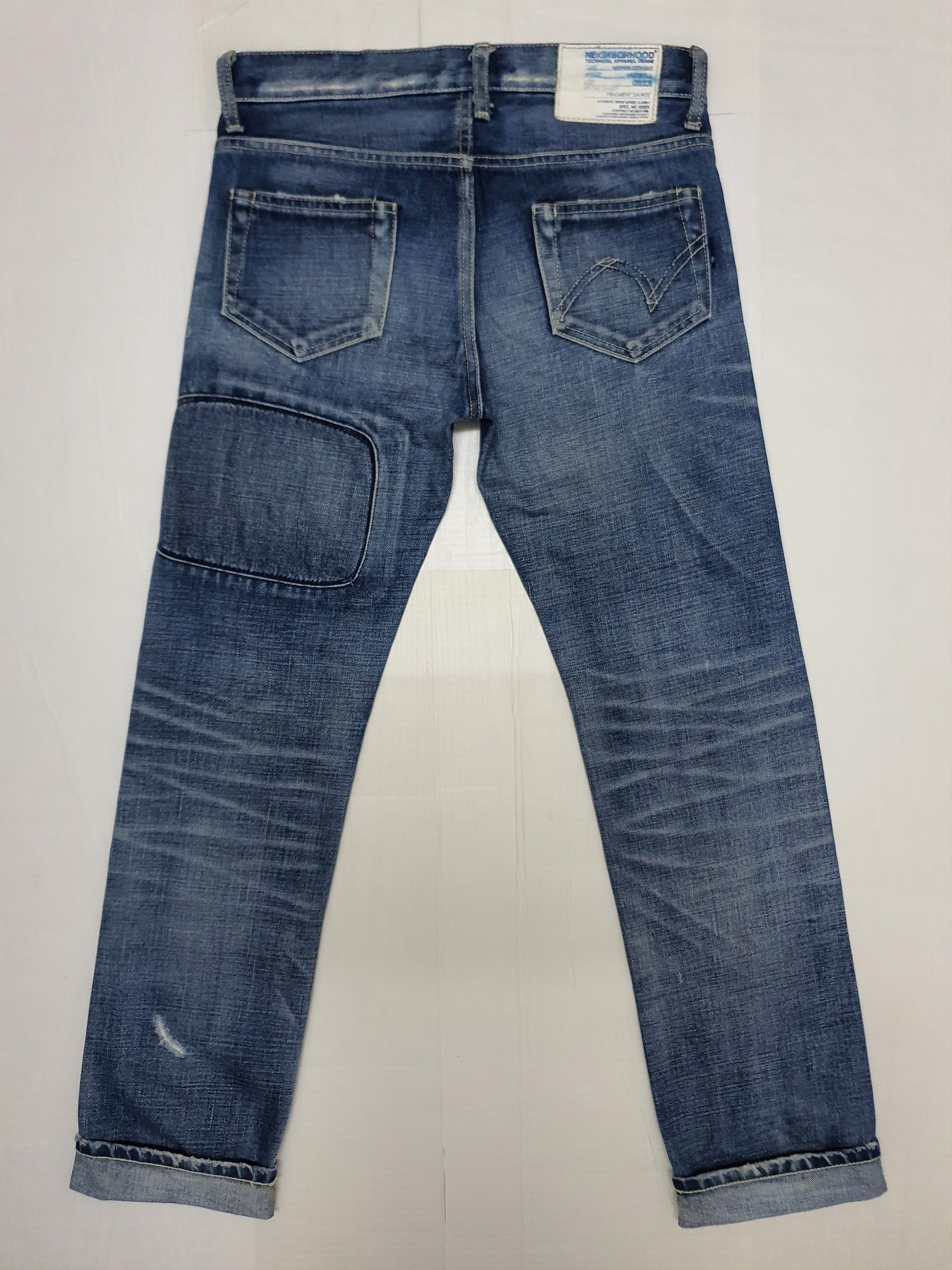 Neighborhood Neighborhood Distressed Selvedge Jeans Size US 28 / EU 44 - 2 Thumbnail