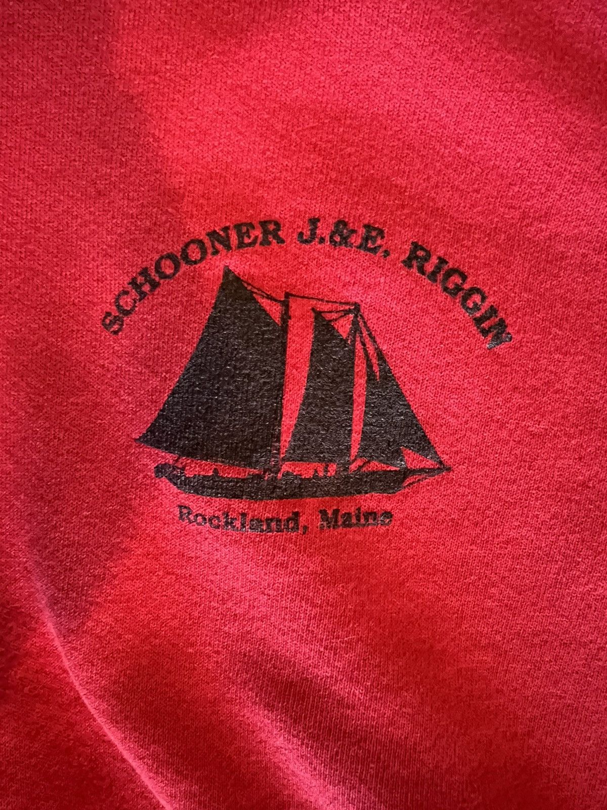 Jerzees Rockland, Maine Vintage Boxy Hoodie Size US XL / EU 56 / 4 - 2 Thumbnail