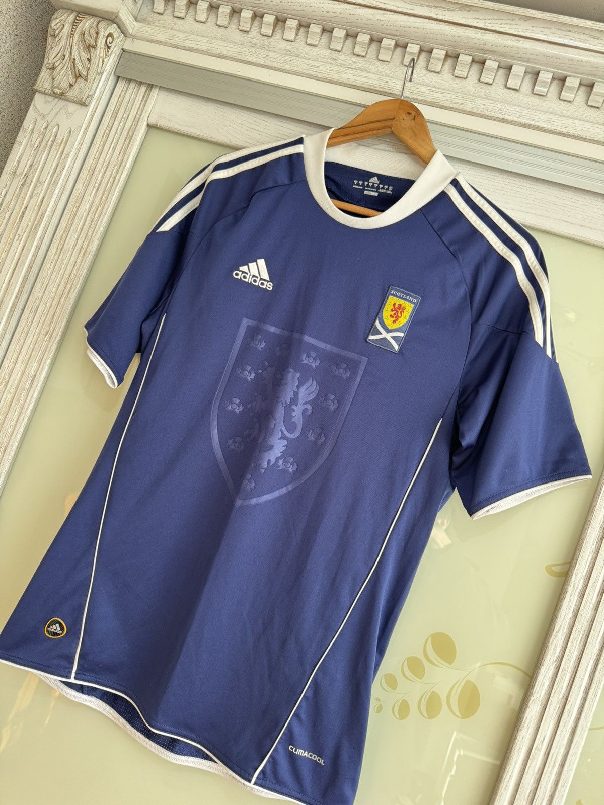 Adidas Scotland 2010-2011 Home Soccer Jersey Football Shirt Kit Size US M / EU 48-50 / 2 - 4 Thumbnail