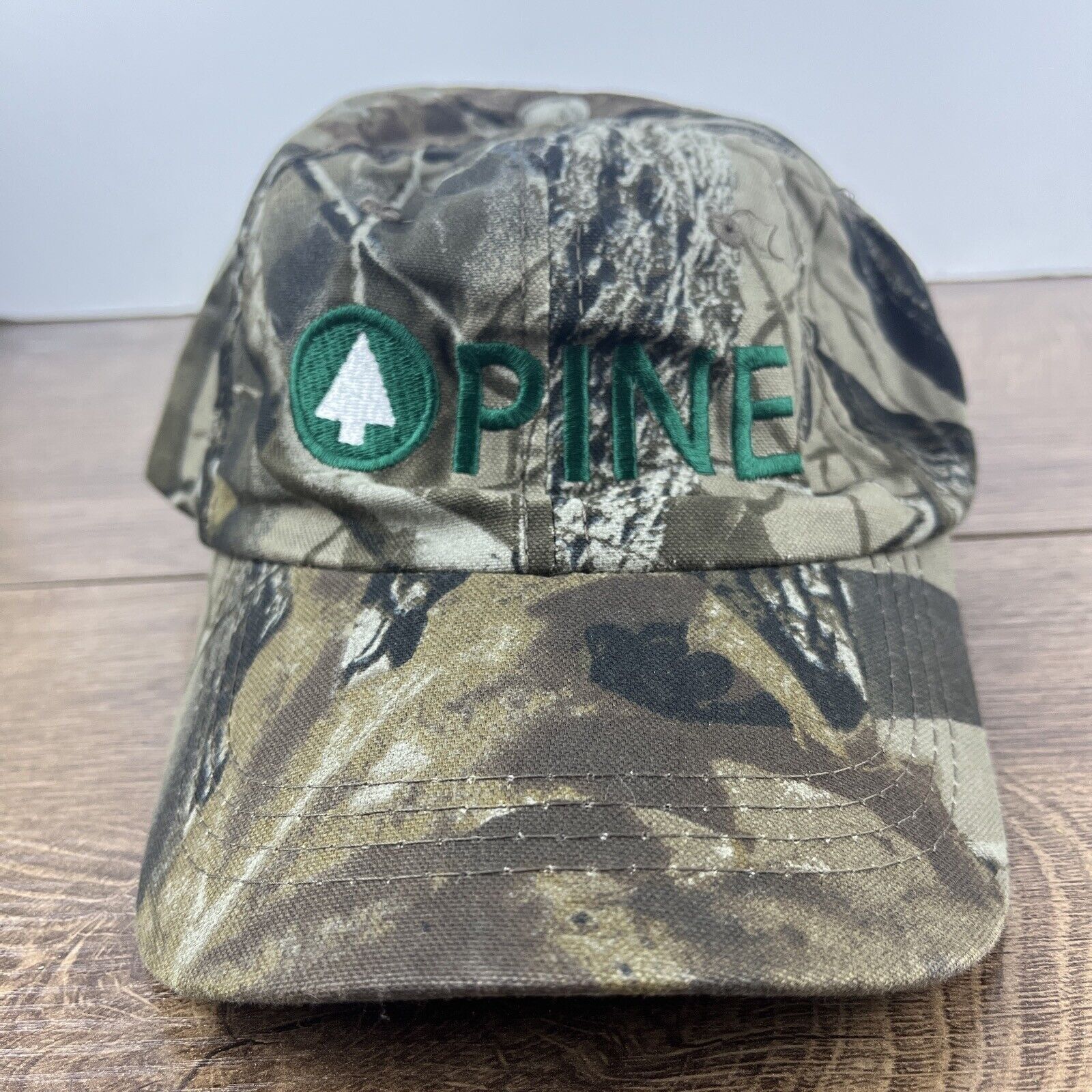 Other Pine Tree Hat Pine Green Camo Hat Adjustable Adult Size Hat Size ONE SIZE - 4 Thumbnail