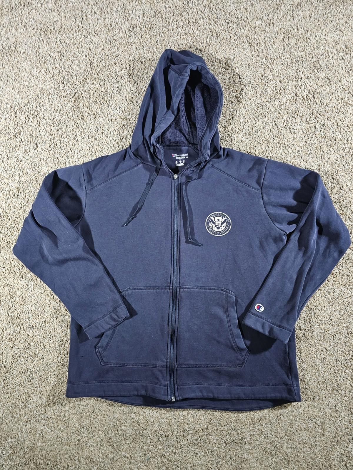 Champion Champion Authentic fullzip Dept Homeland Security hoodie L Size US L / EU 52-54 / 3 - 1 Thumbnail