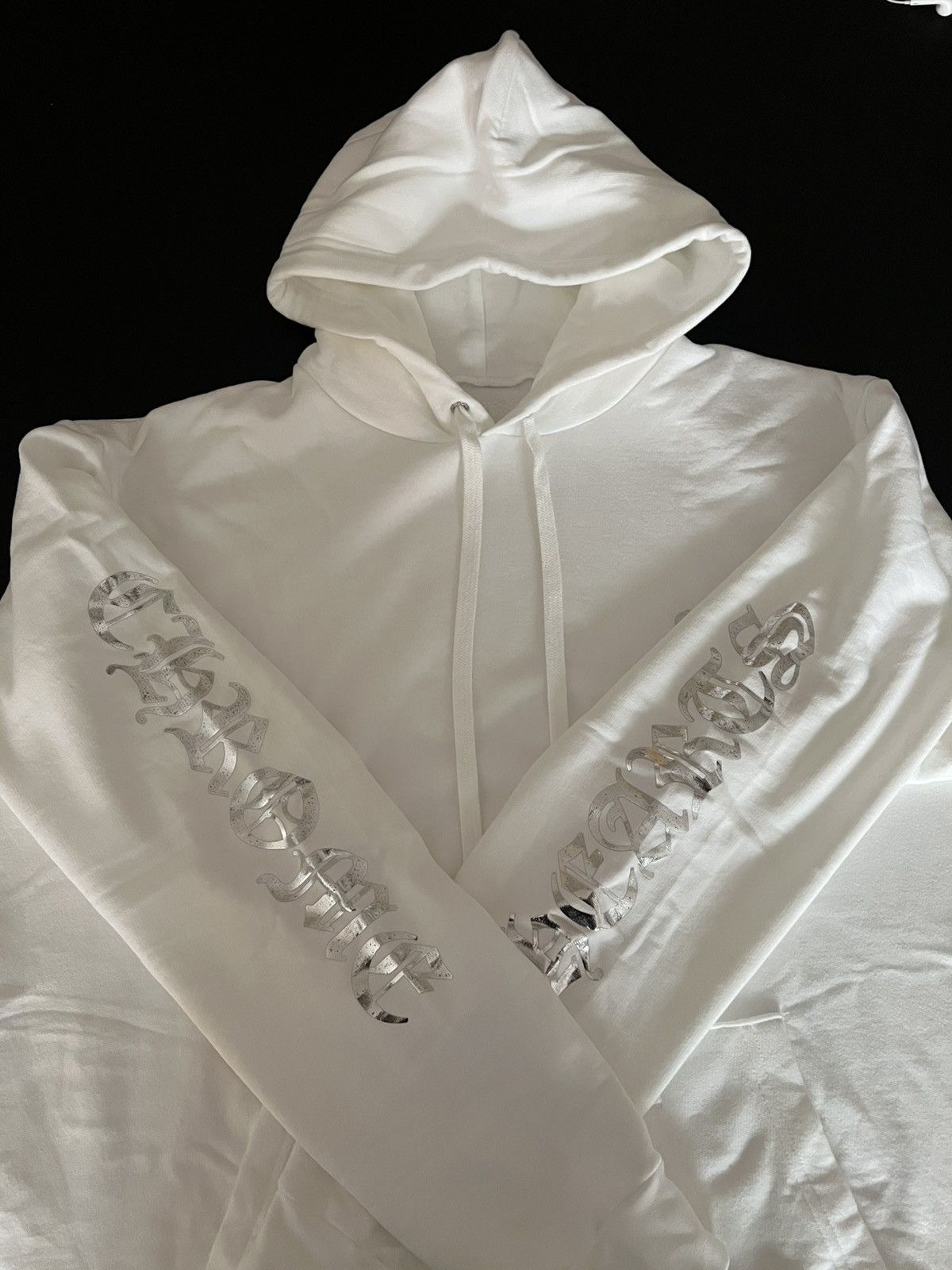 Chrome Hearts Chrome hearts white foil hoodie | Grailed