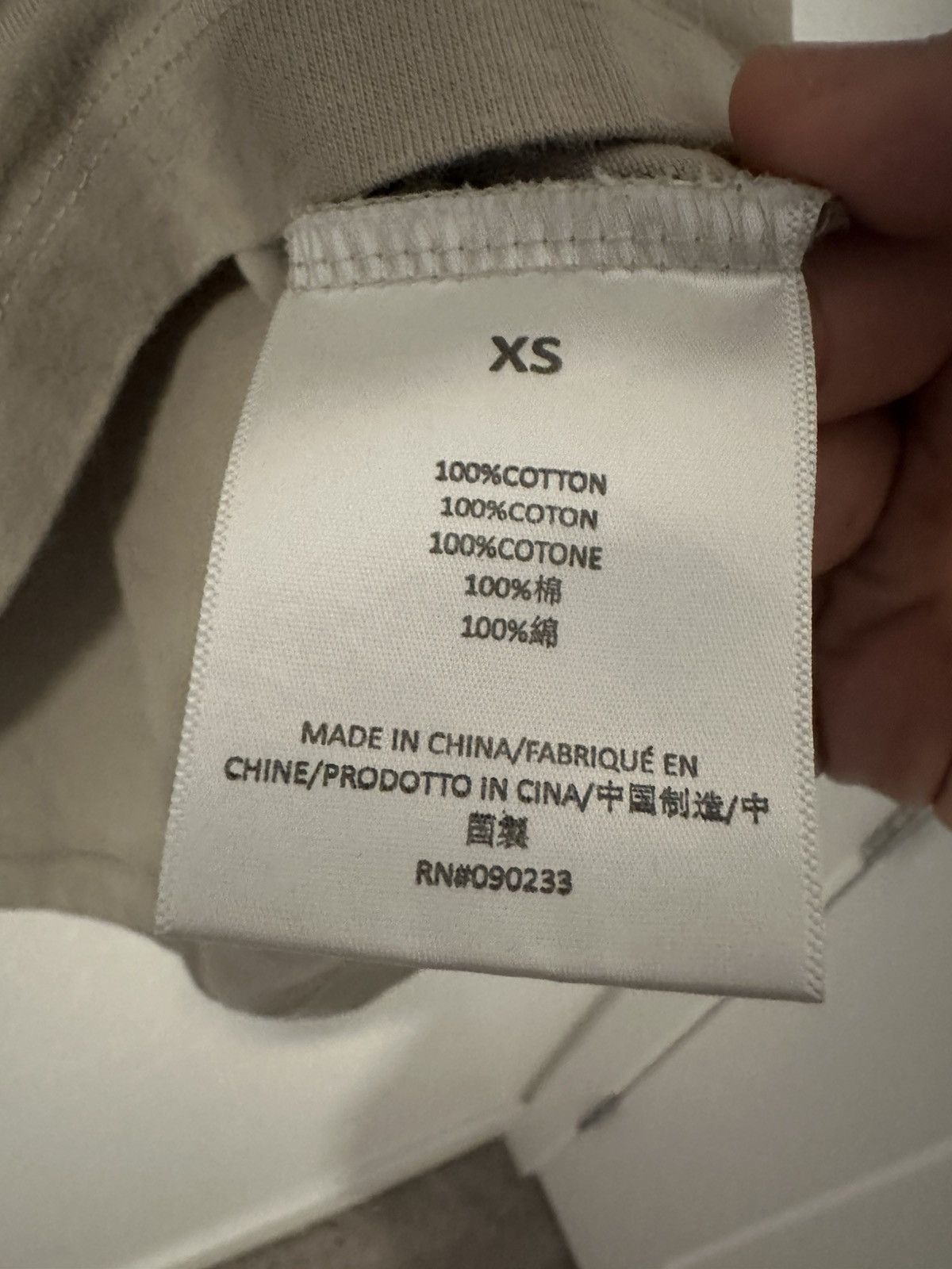 Essentials × Fear of God Essentials Fear Of God short sleeve t ‘sand’ Size US XS / EU 42 / 0 - 6 Thumbnail
