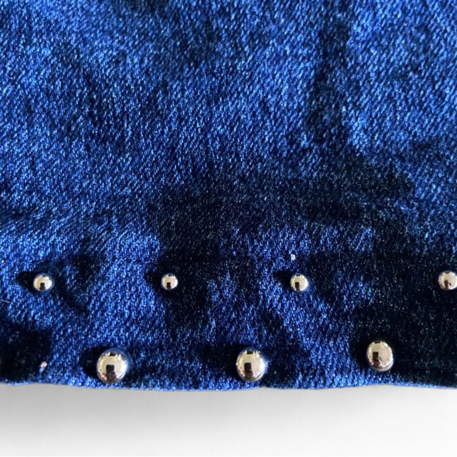 Designer Vintage Vertigo Paris Denim Blue Mini Skirt Womens Size 4 Size 27" / US 4 / IT 40 - 5 Thumbnail