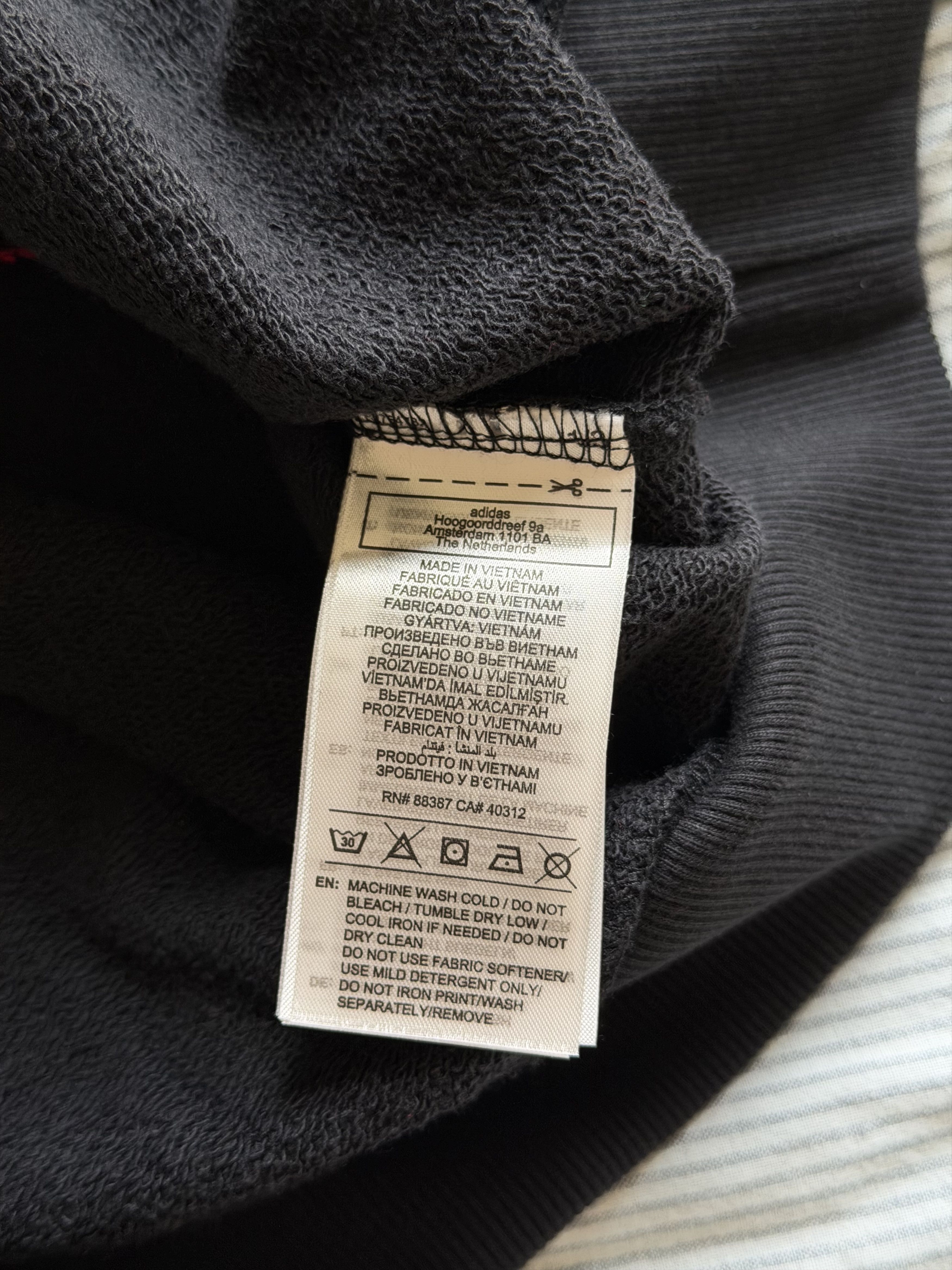 Willy Chavarria Adidas Chicano Sweatshirt in Black