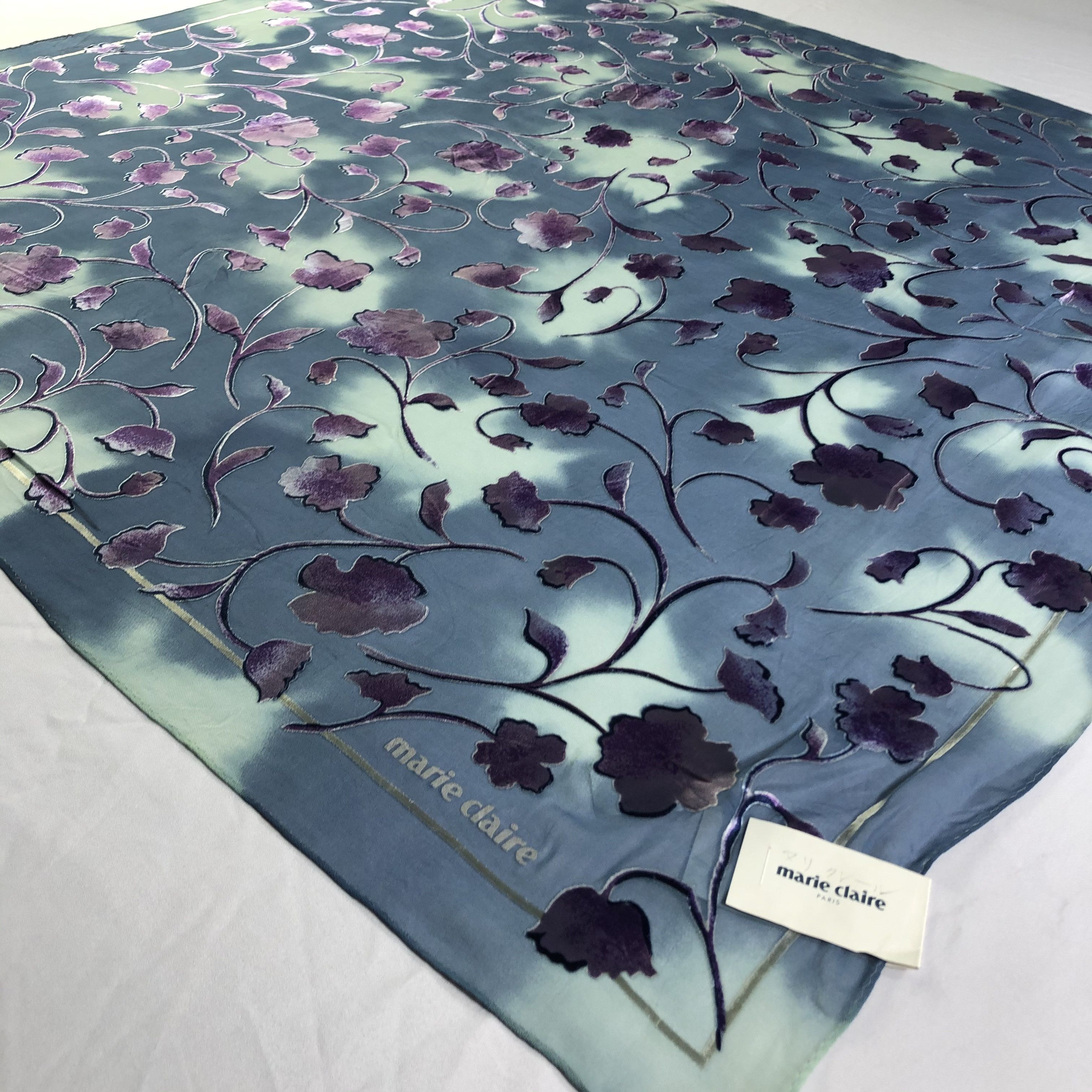 Vintage Vintage Marie Claire Silk Scarf Size ONE SIZE - 3 Thumbnail