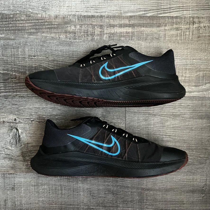 Nike × Vintage NIKE • Winflo 8 "2021 Black Thunder Blue" (8M) Size US 8 / EU 41 - 4 Thumbnail