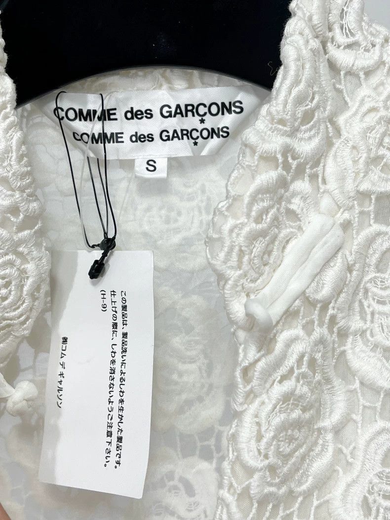 Other Comme Des Garcons Rose Lace Jacket Size XS / US 0-2 / IT 36-38 - 7 Thumbnail