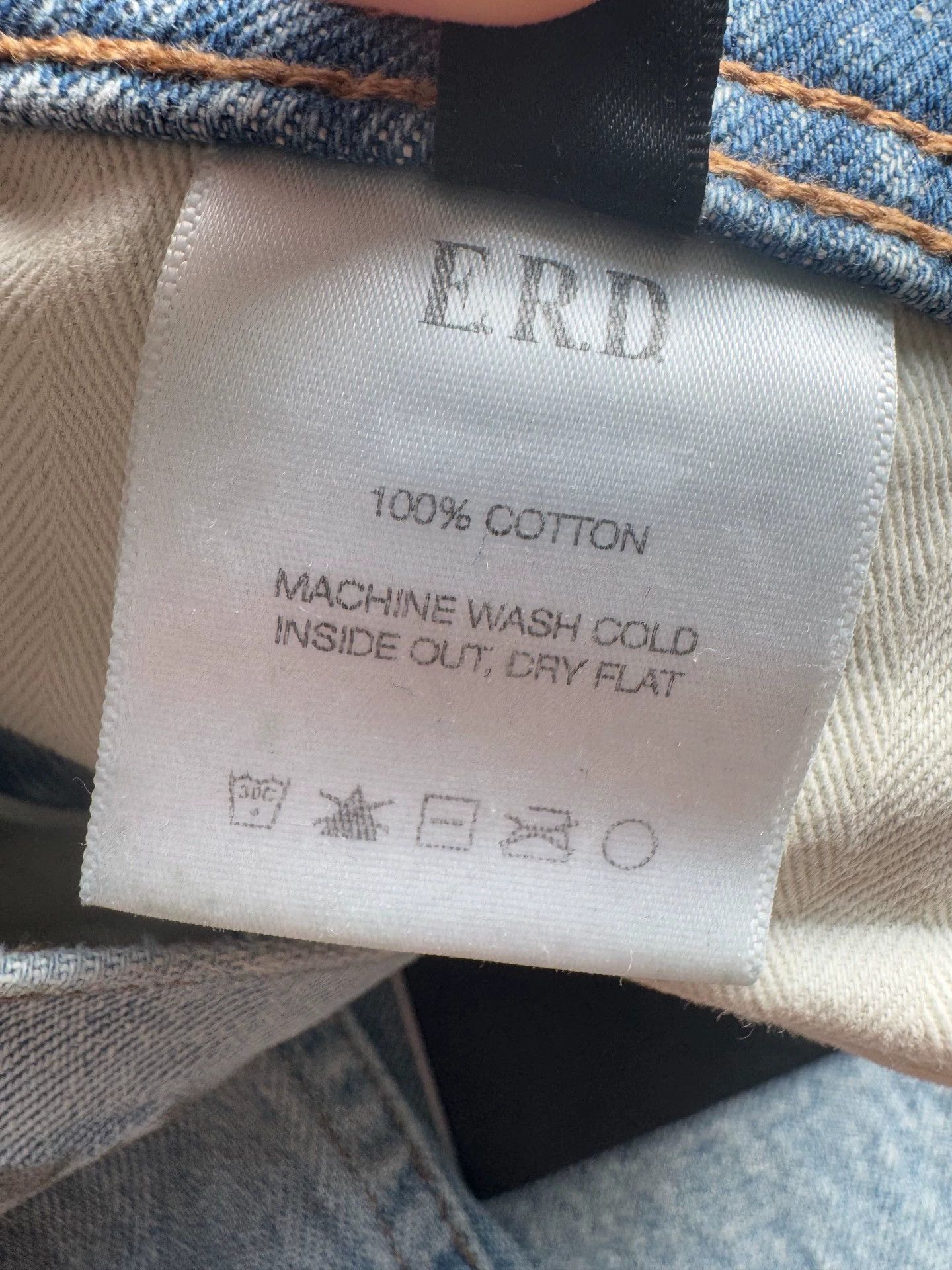 Enfants Riches Deprimes ERD 25SS Washed Distressed Splatter Blue Jeans Size US 31 - 8 Thumbnail