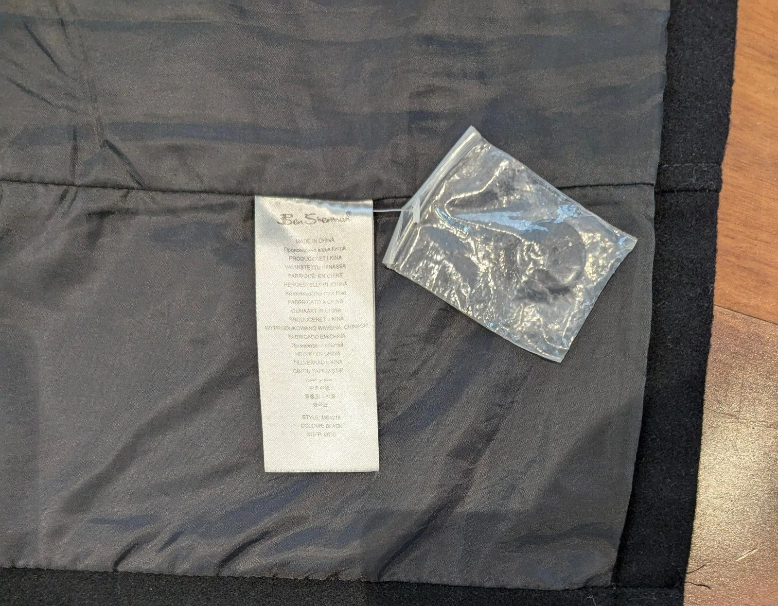Ben Sherman BEN SHERMAN BLACK DRESS COAT - PARKA - WINTER DRESS Size US S / EU 44-46 / 1 - 7 Thumbnail