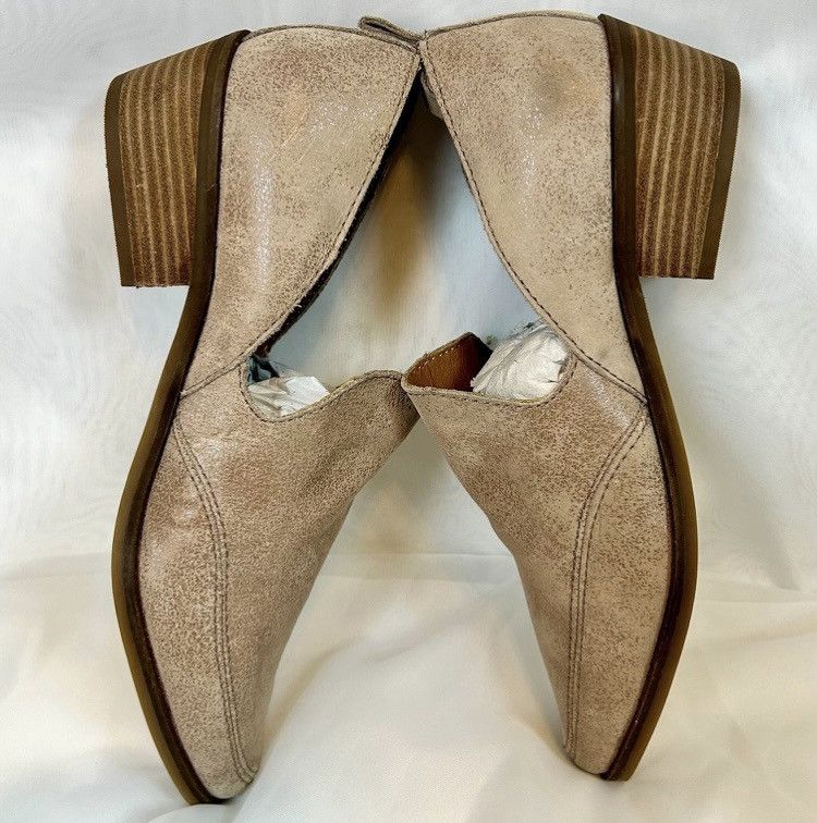 Lucky Brand Lucky Brand Mahzan Leather Women’s Slip On Bootie Loafer Size US 8 / IT 38 - 2 Thumbnail