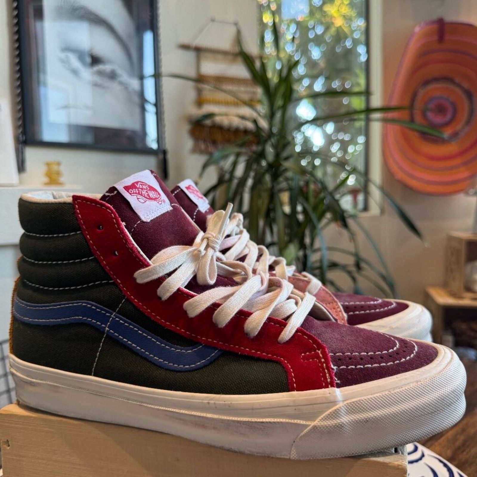 Vans Vans Vault OG Sk8-Hi LX Multicolor, Men’s 10.5 Used Good Con Size US 10.5 / EU 43-44 - 5 Thumbnail