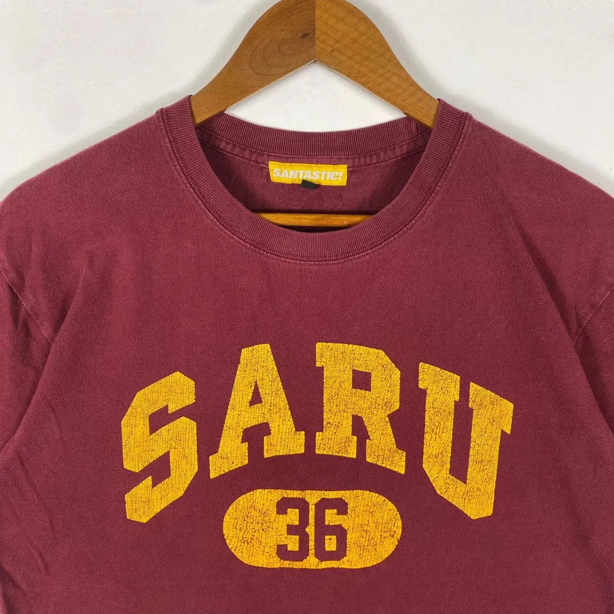Japanese Brand SARU SANTASTIC Wear Japanese Modern Streetwear Tee Shirt Size US L / EU 52-54 / 3 - 2 Thumbnail