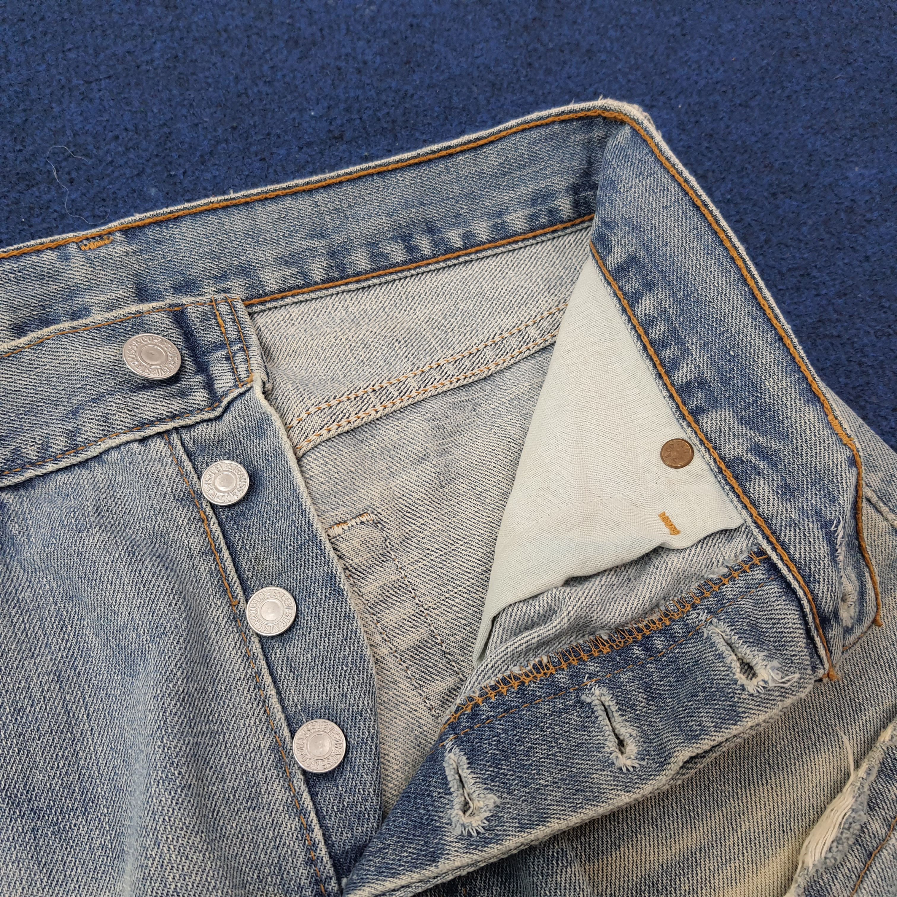 Levi's Vintage Levi's 501 Distressed Style Jeans C228N35 Size US 28 / EU 44 - 6 Thumbnail