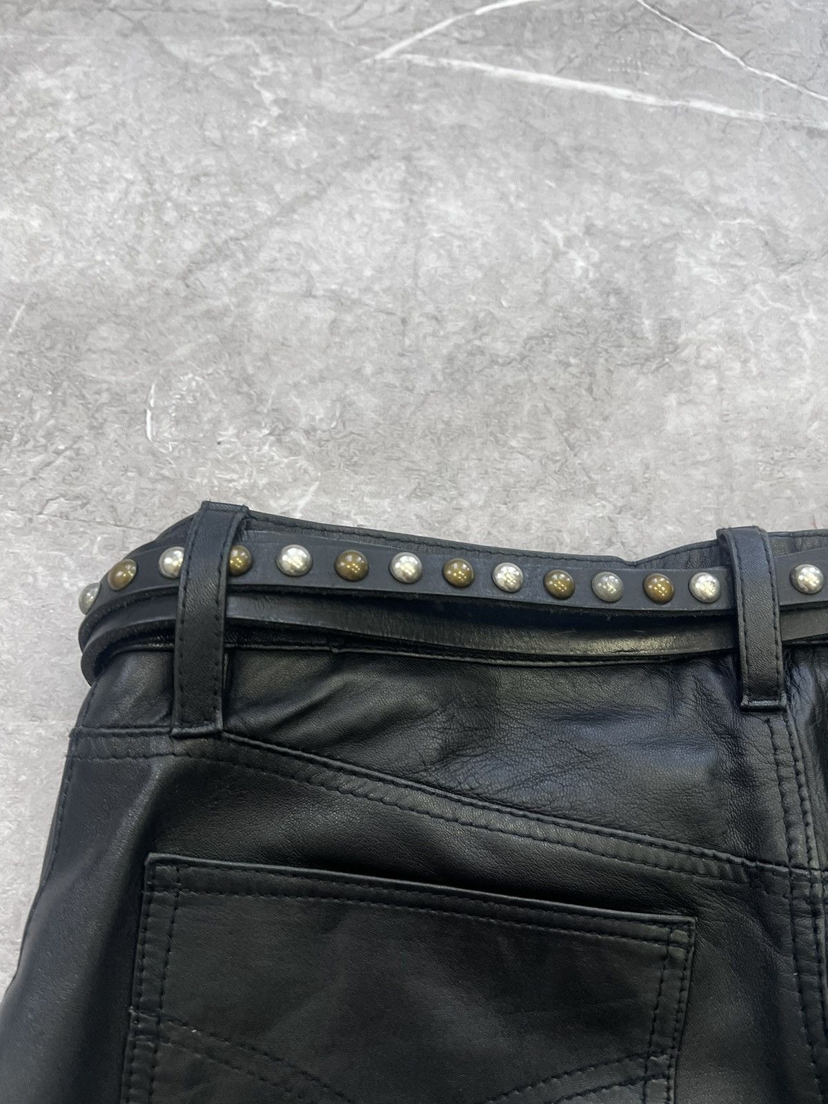 Hysteric Glamour × Le Grande Bleu (L.G.B.) × Vintage PUNK OPIUM RARE LEATHER BELT HYSTERICGLAMOUR STYLE Size ONE SIZE - 2 Thumbnail