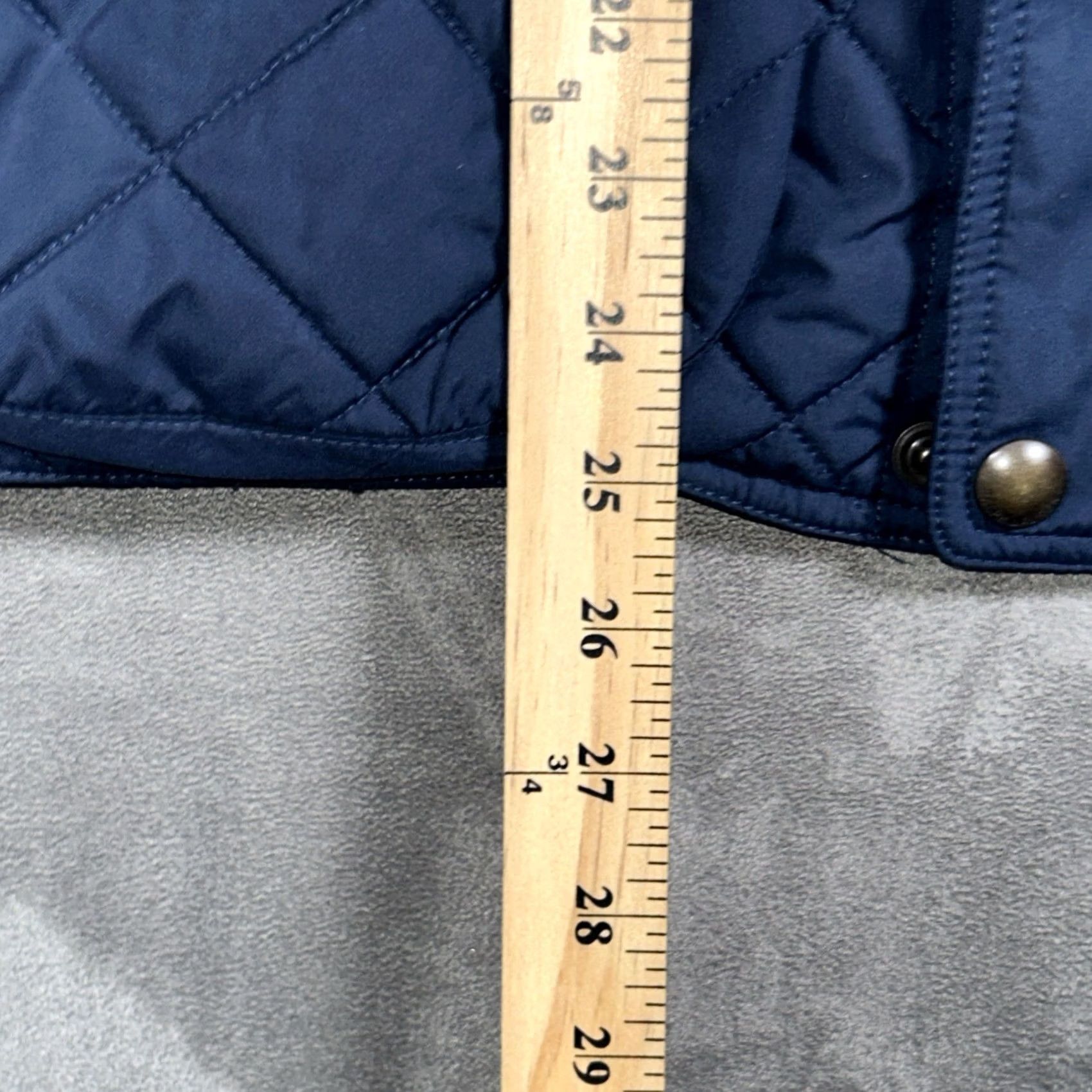 Polo Ralph Lauren Polo Ralph Lauren Mens S Blue Diamond Quilted Vest Leather Trim Corduroy Collar Size US S / EU 44-46 / 1 - 6 Thumbnail