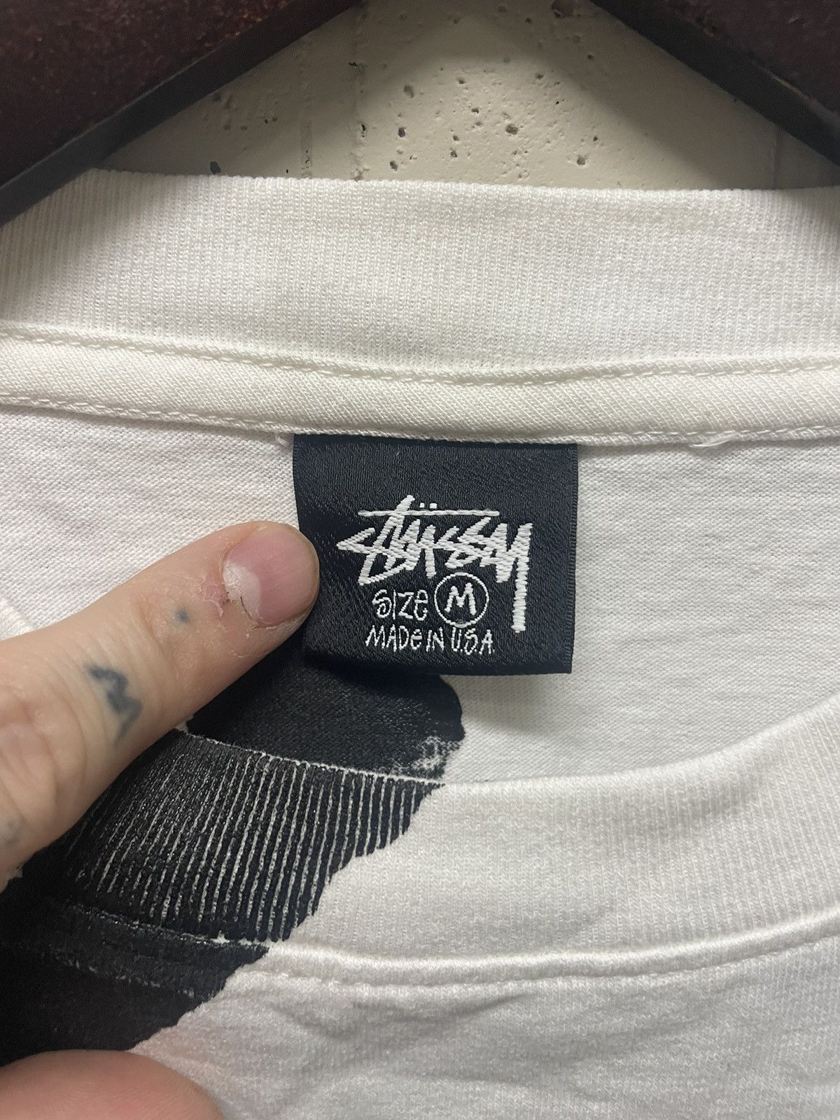 Stussy Vintage stussy made in usa large logo tshirt Size US M / EU 48-50 / 2 - 4 Thumbnail