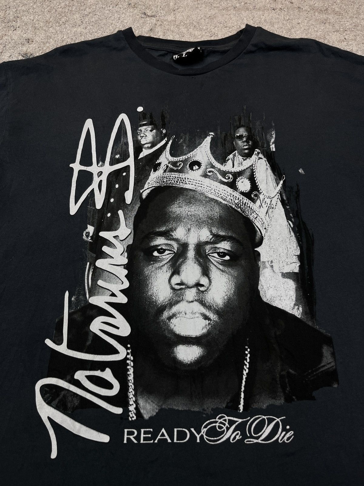 Rap Tees NOTORIOUS B.I.G - Y2K RARE TEE - № 825 Size US M / EU 48-50 / 2 - 3 Thumbnail