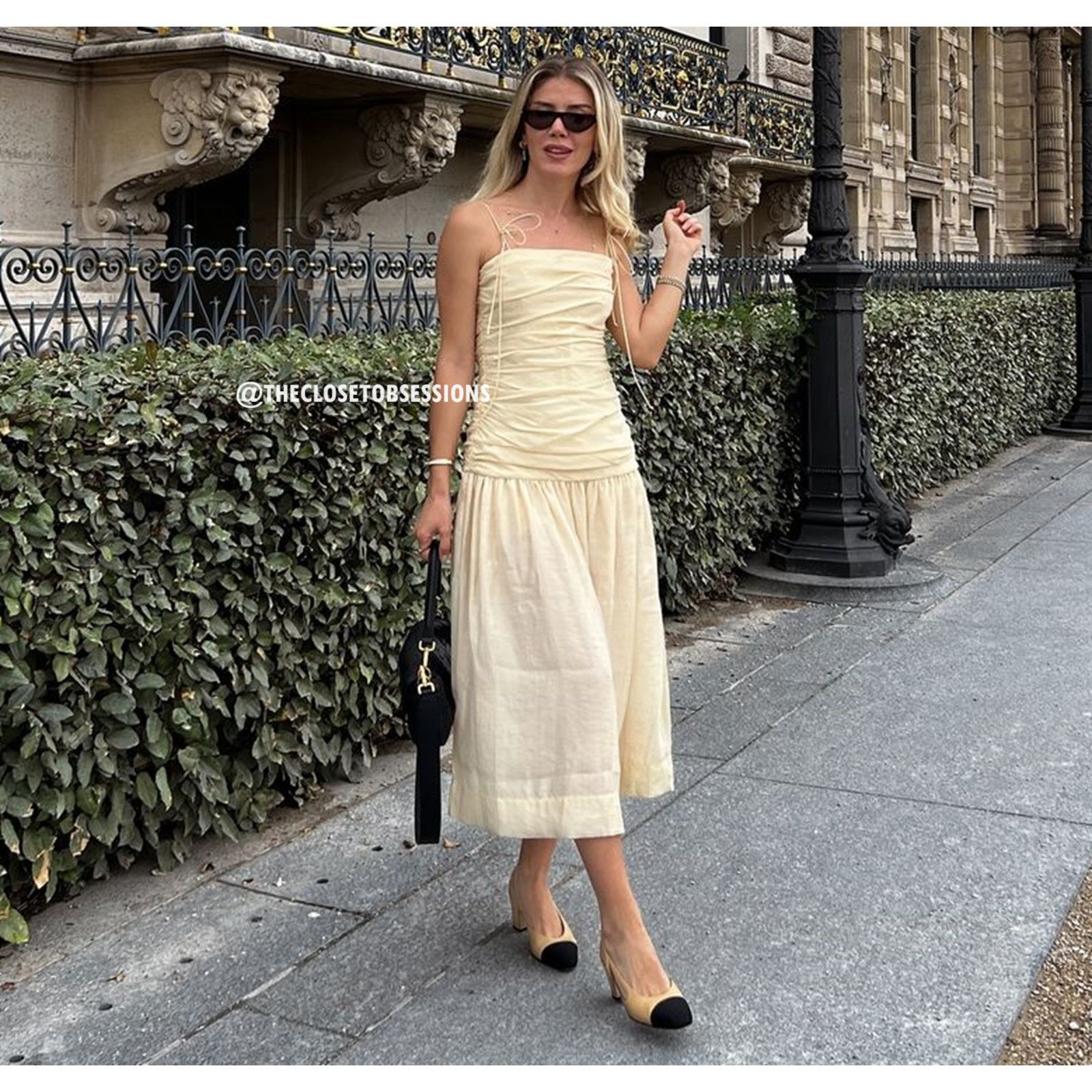 Zara ZARA BLOGGER FAVE!!! Ruched Midi Dress NWT Size L / US 10 / IT 46 - 14 Thumbnail