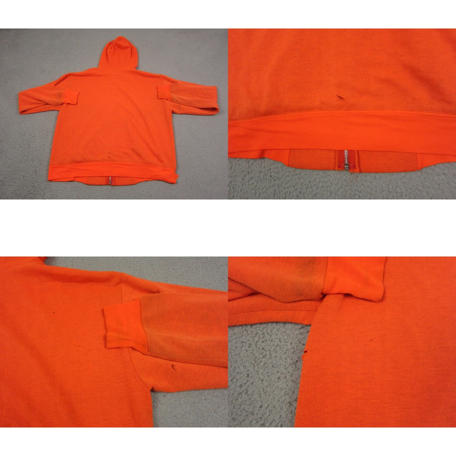 Vintage VINTAGE Ace Sportswear Hoodie Mens XL Orange 90s Full Zip Sweatshirt Made in USA Size US XL / EU 56 / 4 - 10 Thumbnail