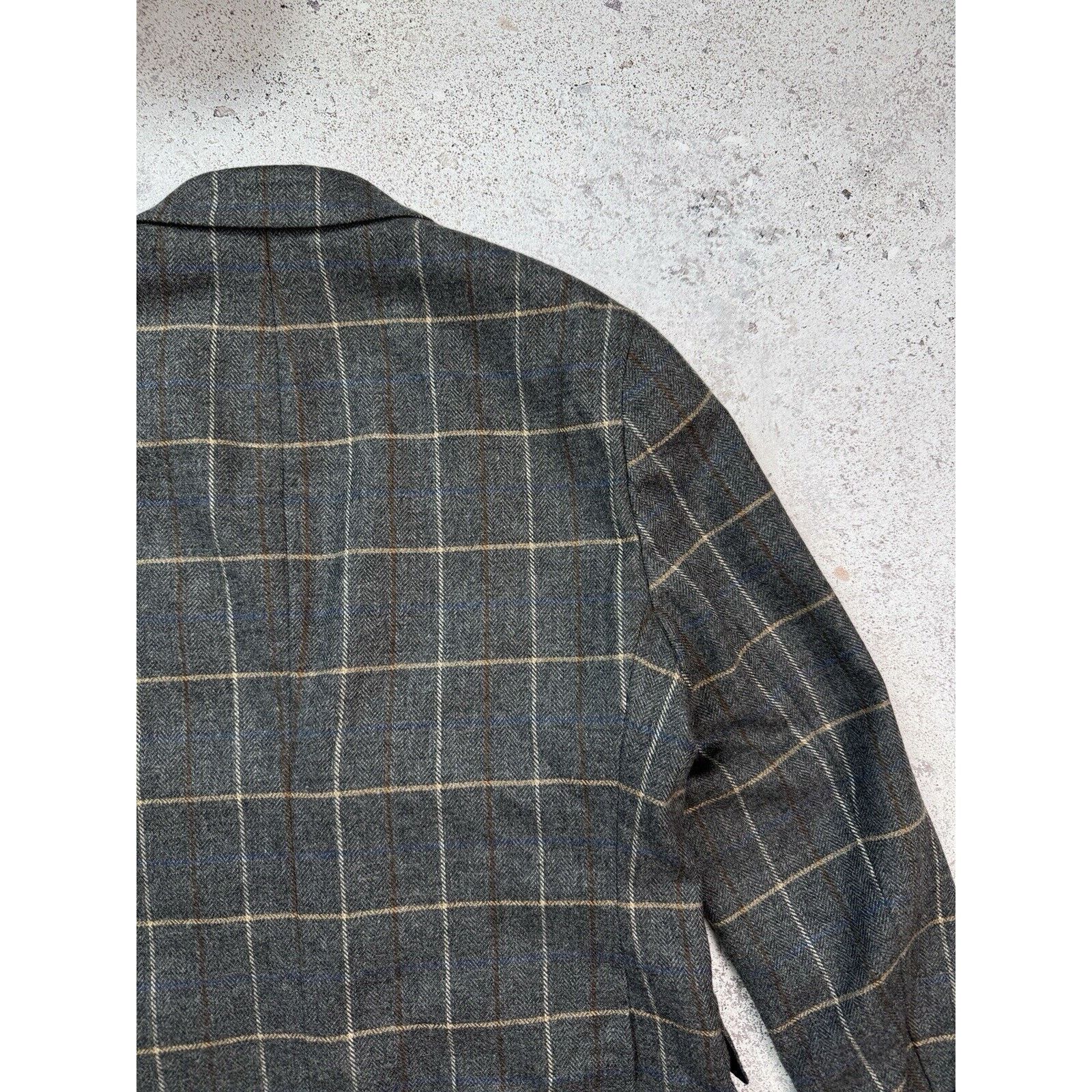 Hackett Hackett London Light Wool Plaid Blazer Jacket Size 40(180) Size 40R - 17 Thumbnail